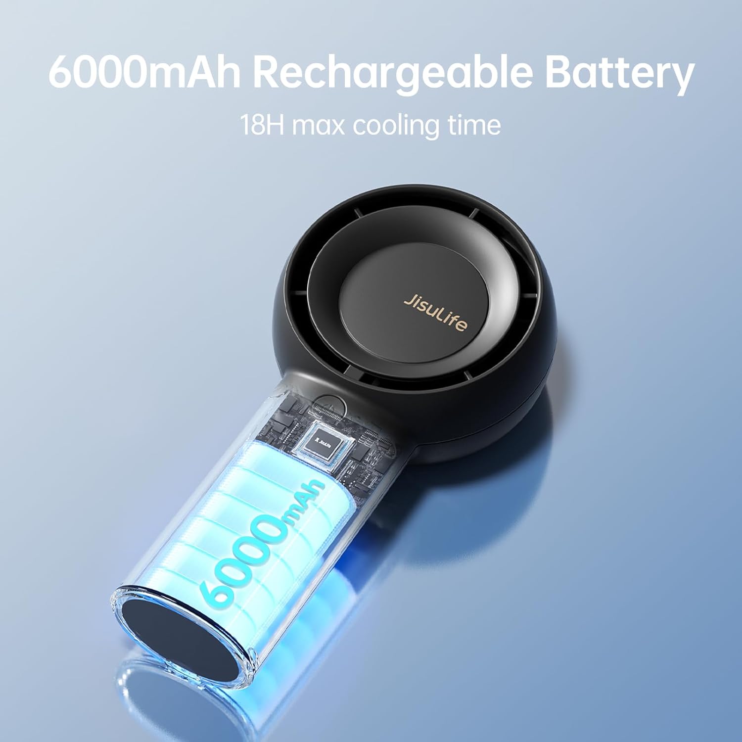 Thumbnail 3 de JISULIFE Portable Handheld Turbo Fan 6000mAh 🔋?