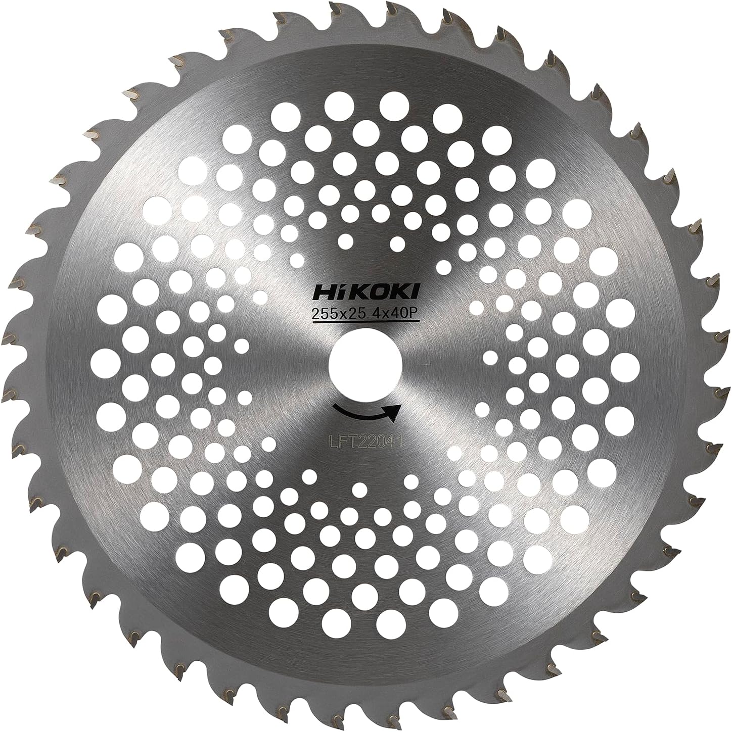 Detalle 2 de HiKOKI 0060-0420 刈払機用チップソー 255mm・40刃・軽量ハイメッシュタイプ