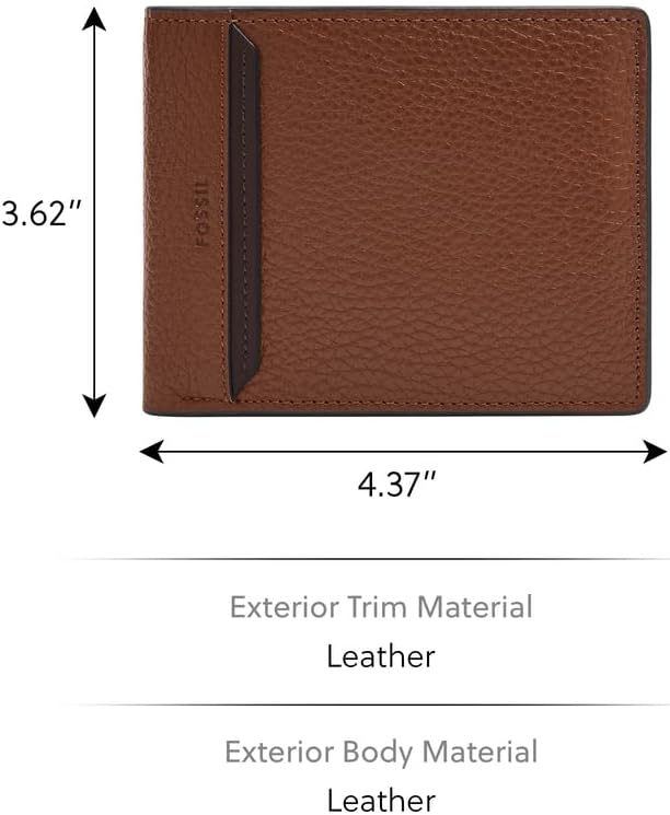 Thumbnail 4 de Fossil Huntington : portefeuille bi-pliable pour homme en cuir