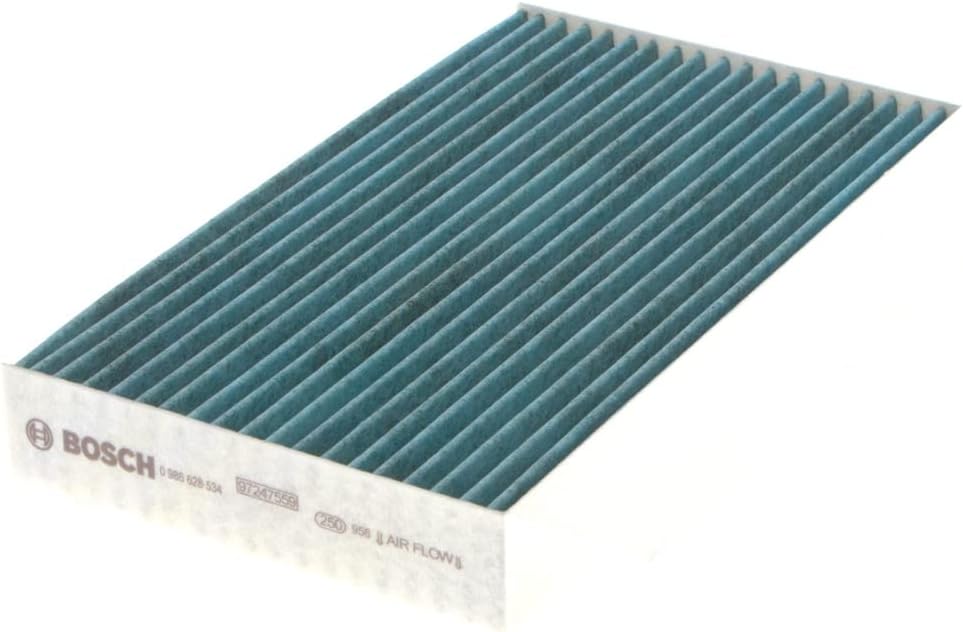 Detalle de Bosch A8534 Filtre d'habitacle Filter+ — filtre à charbon actif pour poussière et pollen