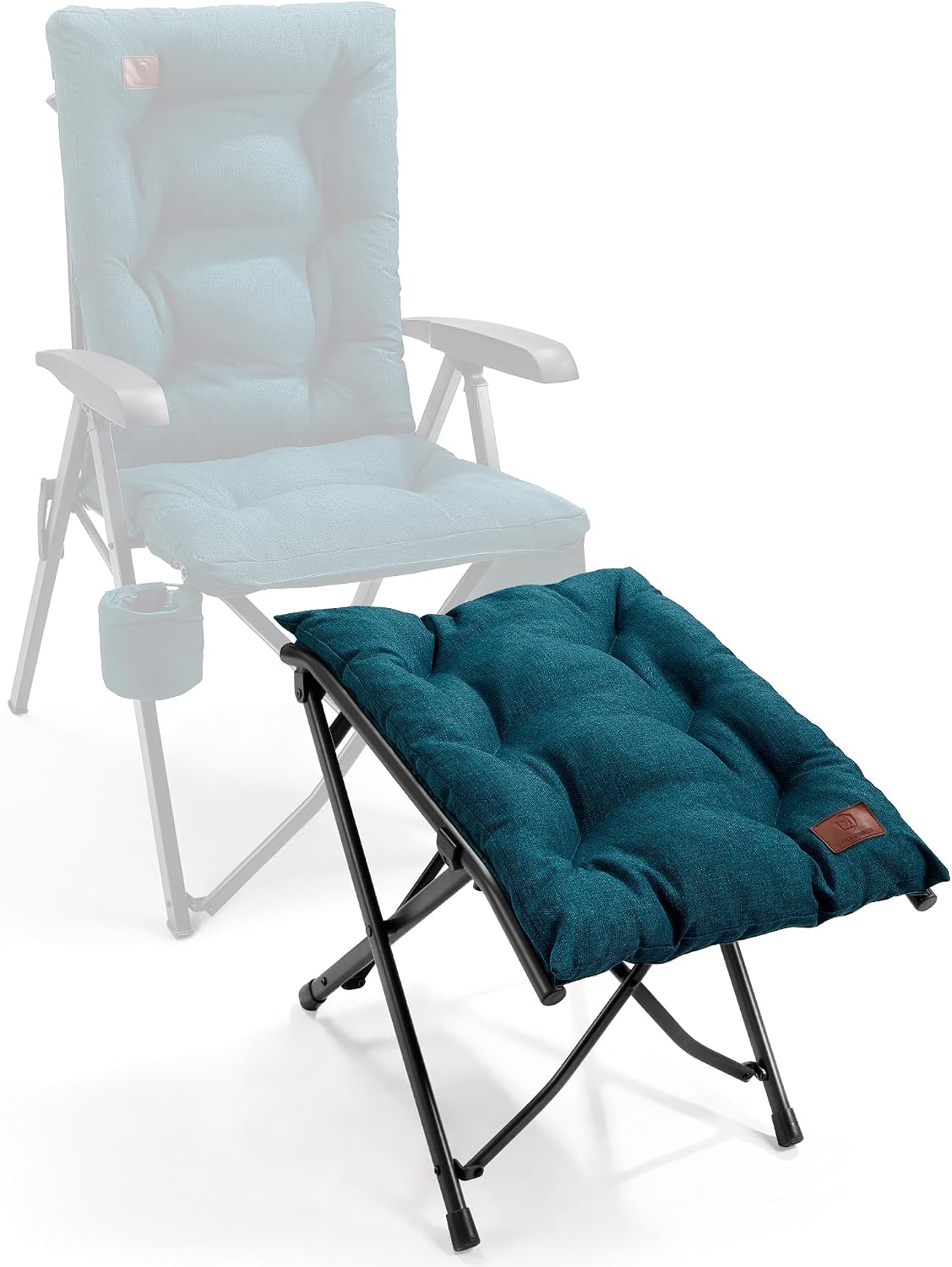 Thumbnail 6 de EVER ADVANCED Fußhocker Fußablage – Faltbar, gepolstert, 47 cm Höhe