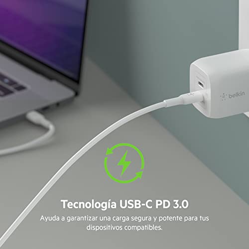 Thumbnail 6 de Belkin Cargador Doble USB-C 65W GaN ⚡ para iPhone y MacBook