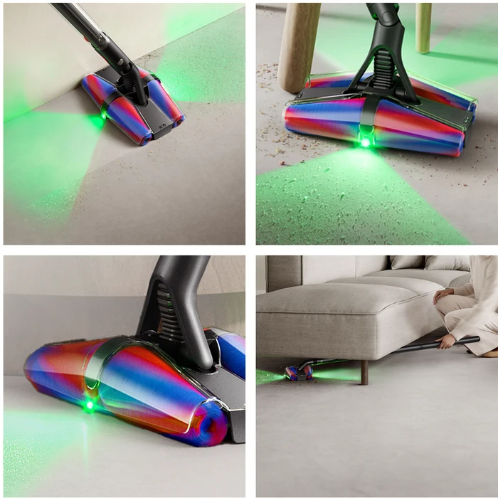 Detalle 2 de Dyson PencilVac Fluffycones – kompakter Allround-Sauger für gründliche Haussäuberung