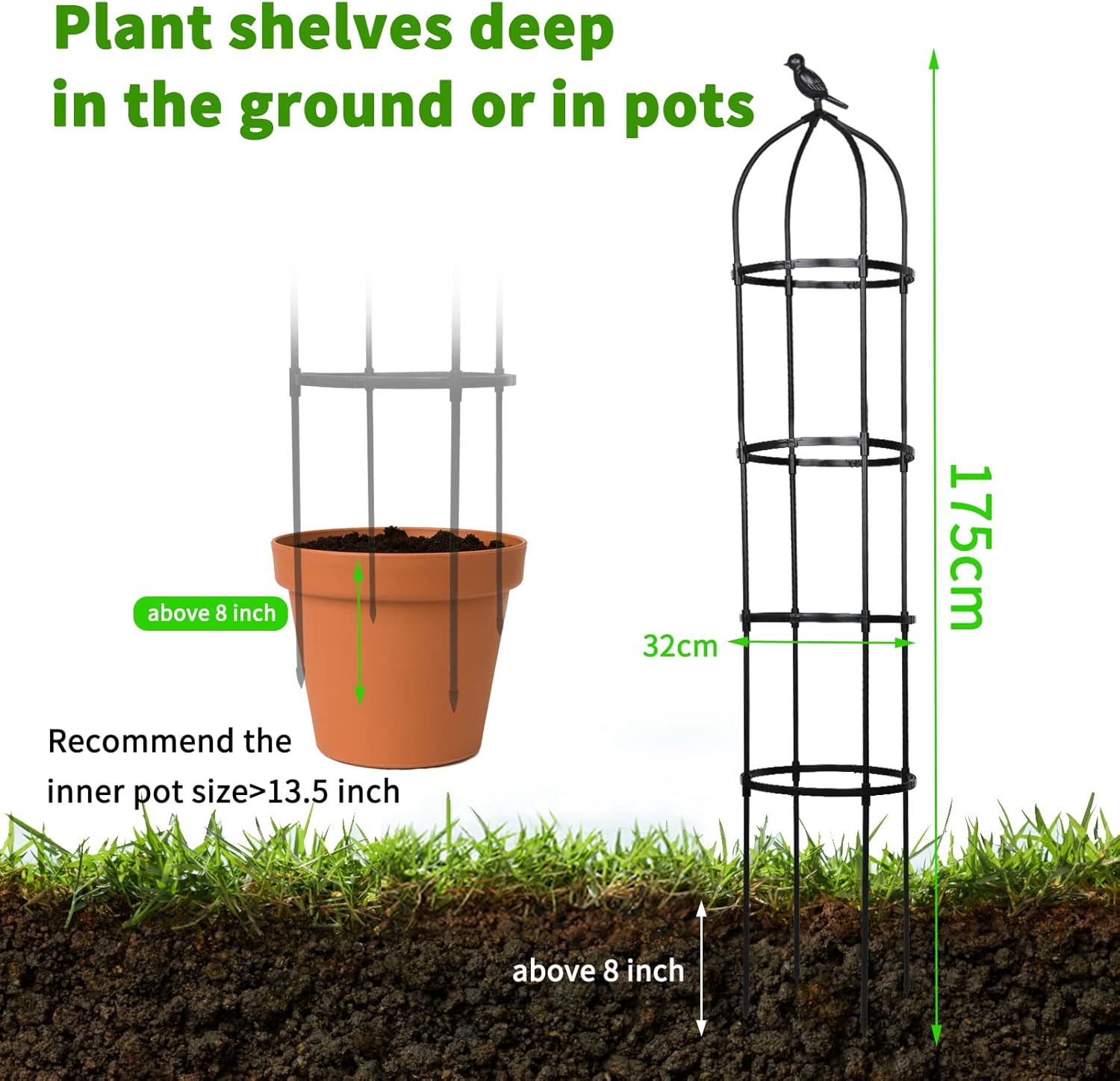 Thumbnail 2 de PICK FOR LIFE Garden Trellis 175cm
