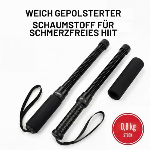 Detalle de Sboddy Schwere Battle Rope ohne Seil – tragbares kabelloses Trainingsegerät für Zuhause und Fitnessstudio