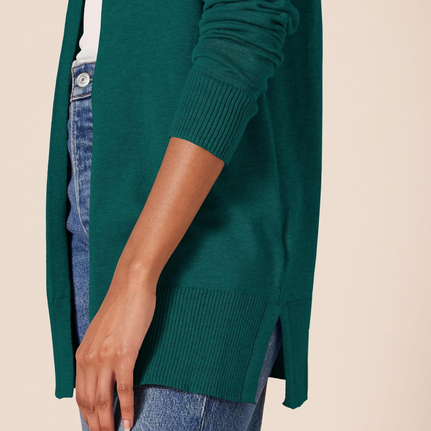 Thumbnail 3 de Amazon Essentials Damen leichte Strickjacke ohne Knöpfe – normaler Schnitt (auch in Übergröße)