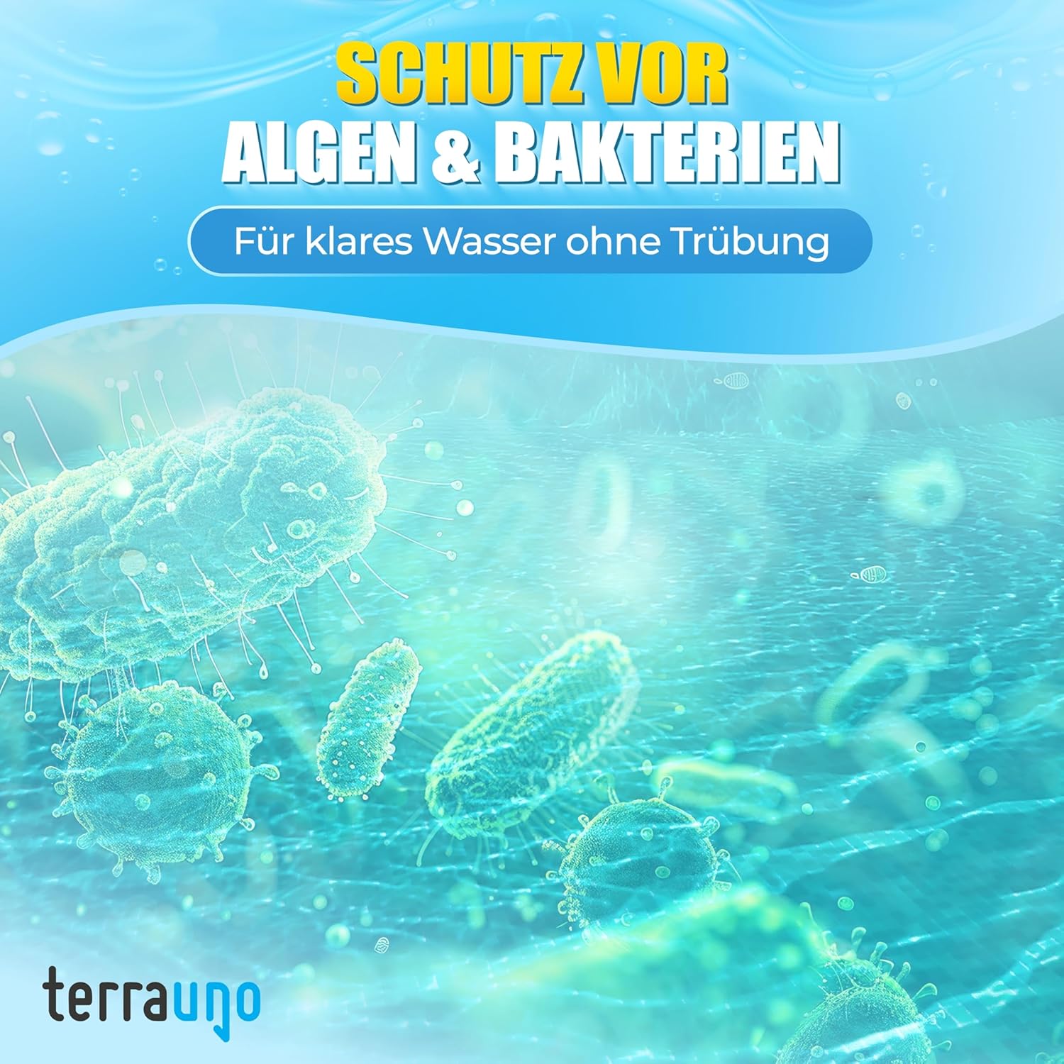 Detalle de TerraUno Chlorgranulat für Pool – Schnelle Schock- und Dauerchlorung, 5 kg