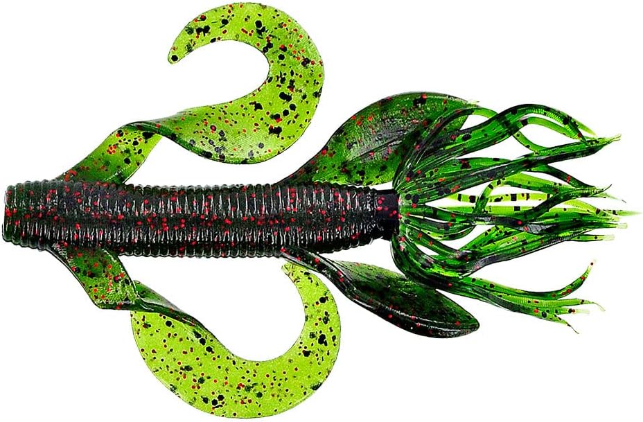 Detalle de Gary Yamamoto Custom Baits YAM-5-07-208 Kreature Soft Plastic Bait, 4-inch, 7-Pack
