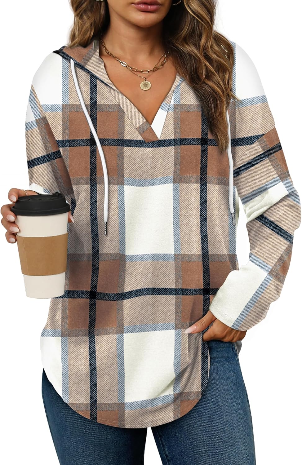 Detalle de Bofell Womens Fashion Tops Oversized Hoodie