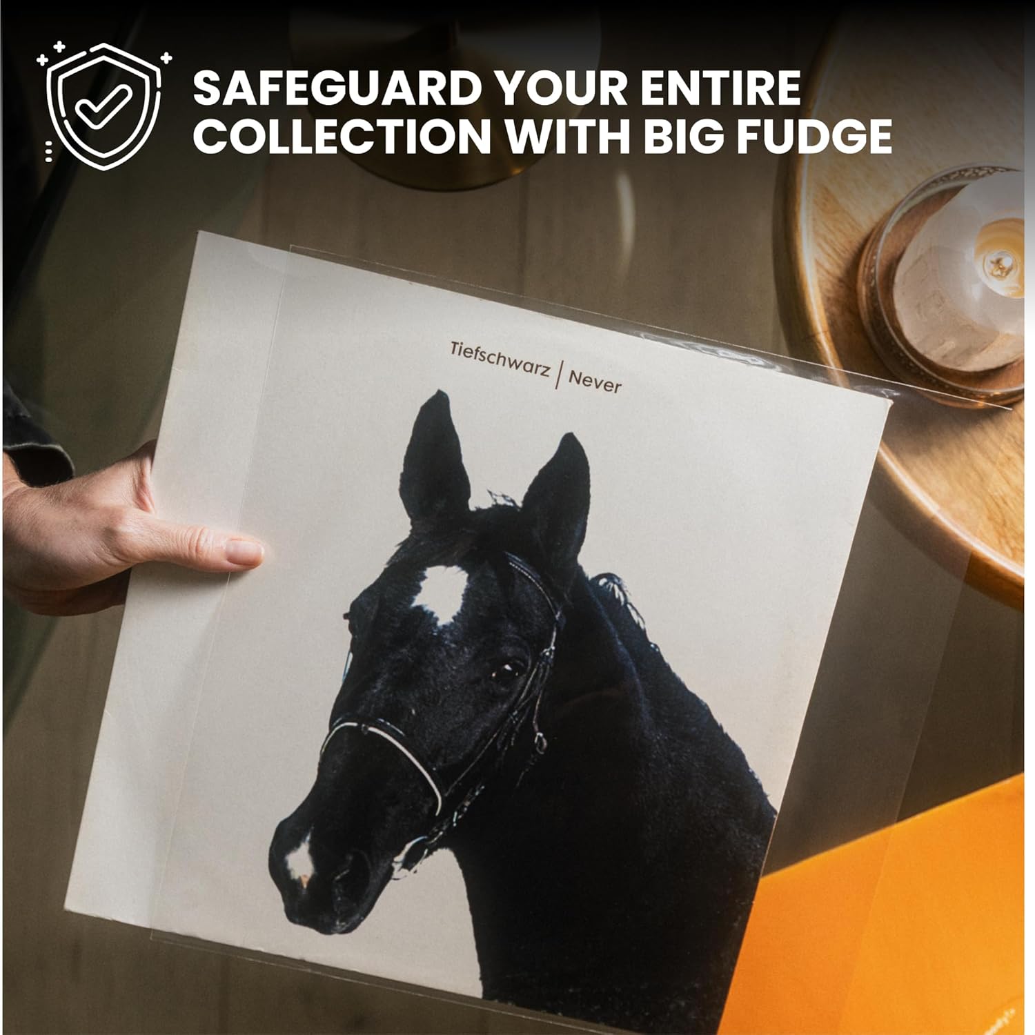 Thumbnail 1 de Big Fudge 12" Vinyl Record Sleeves (Outer Sleeves) 50-Pack — Crystal Clear HD Polypropylene Covers
