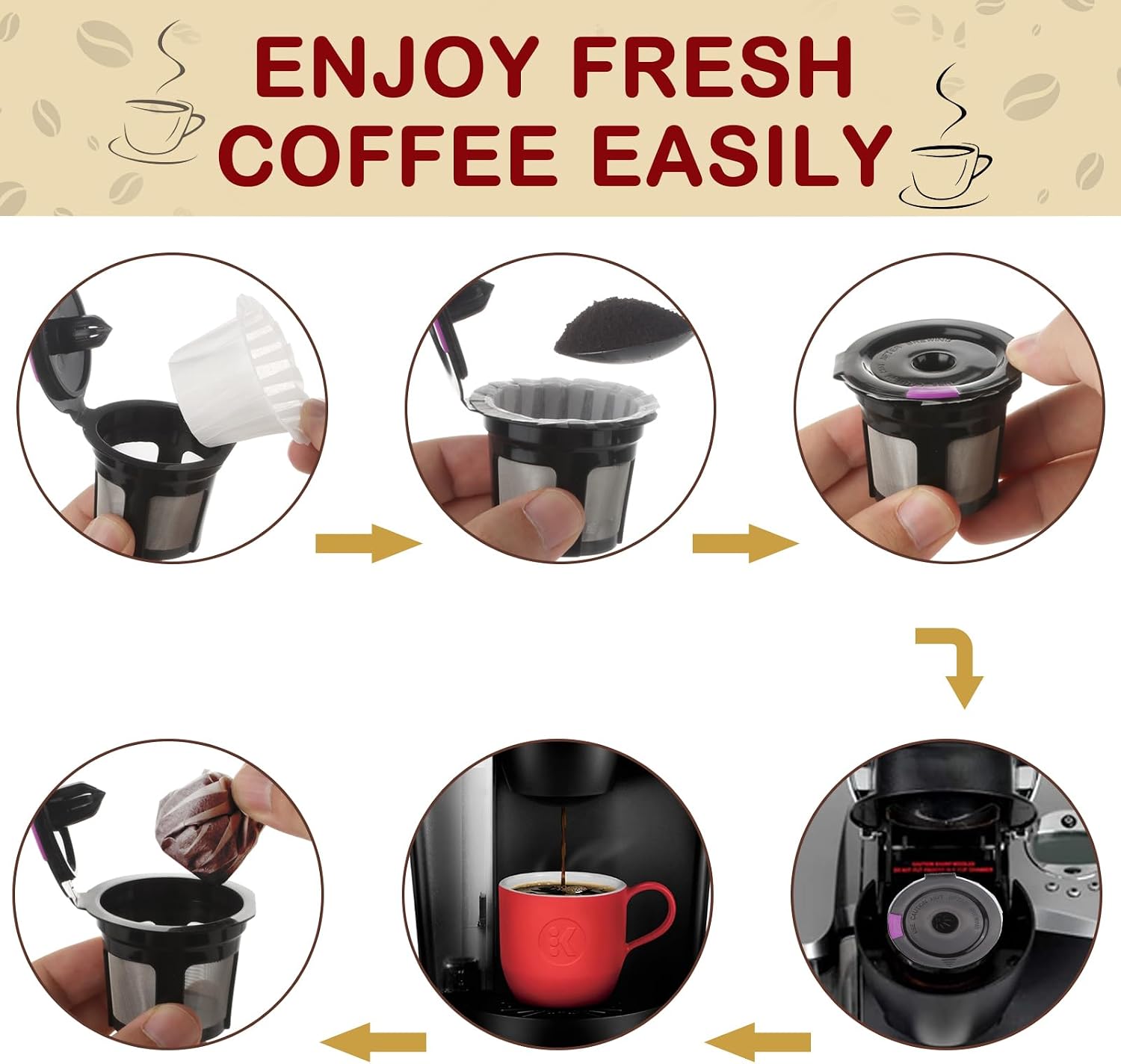 Thumbnail 5 de K Cup Disposable Paper Filters 150