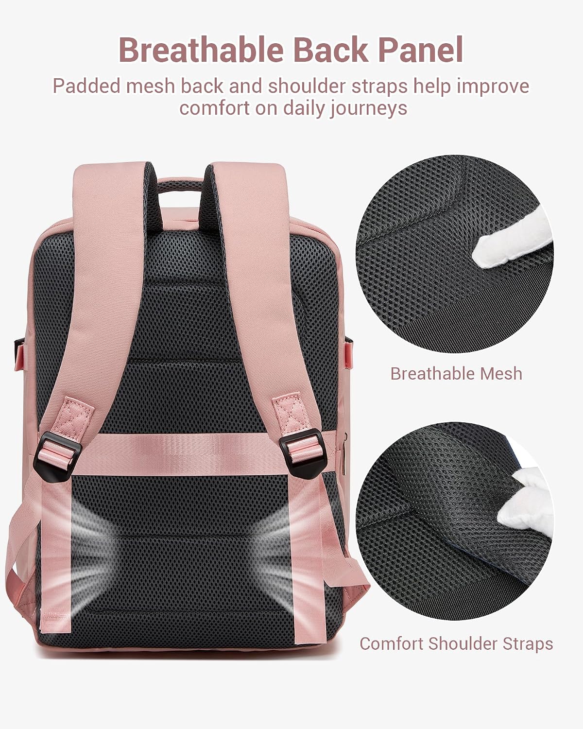 Thumbnail 6 de Kono for Ryanair Cabin Bags 40x30x20, 24L Underseat Travel Backpack