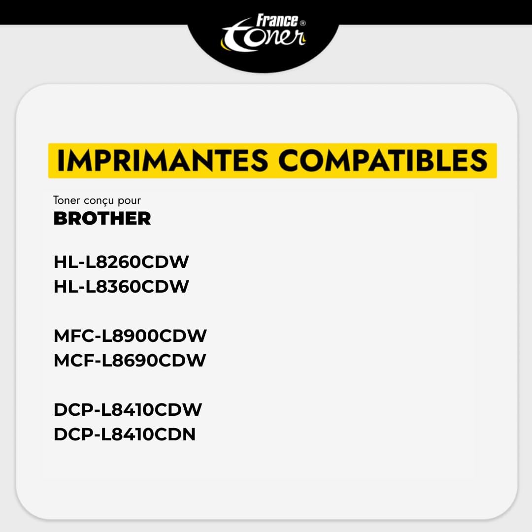 Thumbnail 1 de FranceToner TN-423 Magenta Haute Capacité – Toner Compatible Brother TN423 pour DCP L8410CDW, HL L8260, MFC L8690CDW