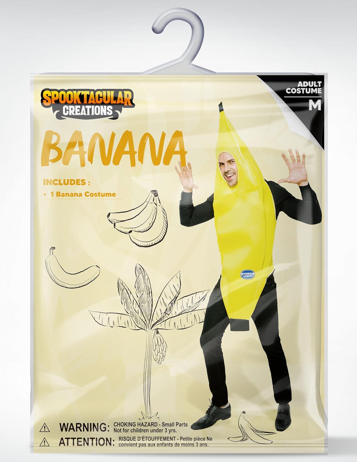 Thumbnail 5 de Spooktacular Creations Bananen Kostüm 🎭