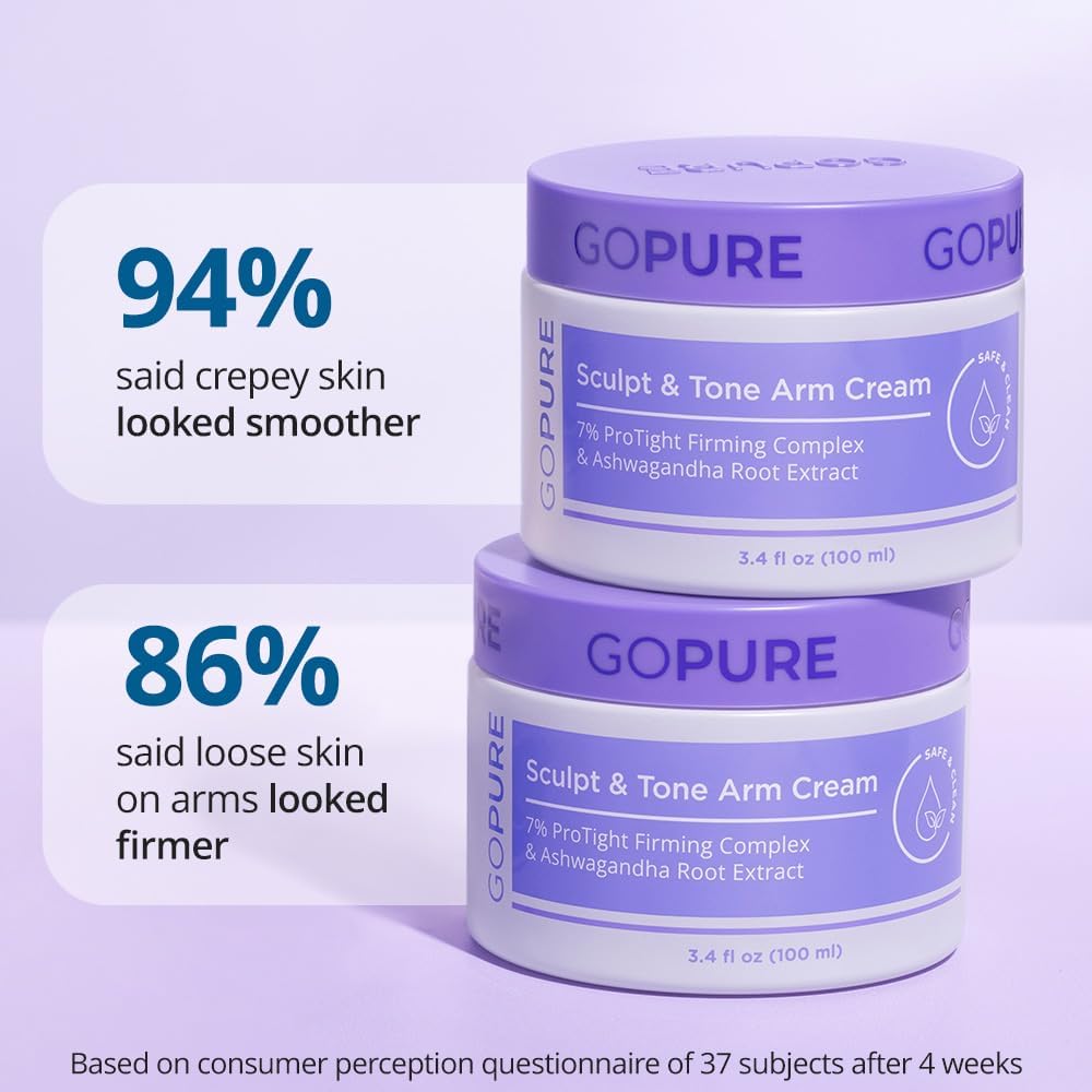 Detalle 2 de goPure Sculpt & Tone Arm Cream 4-8 weeks