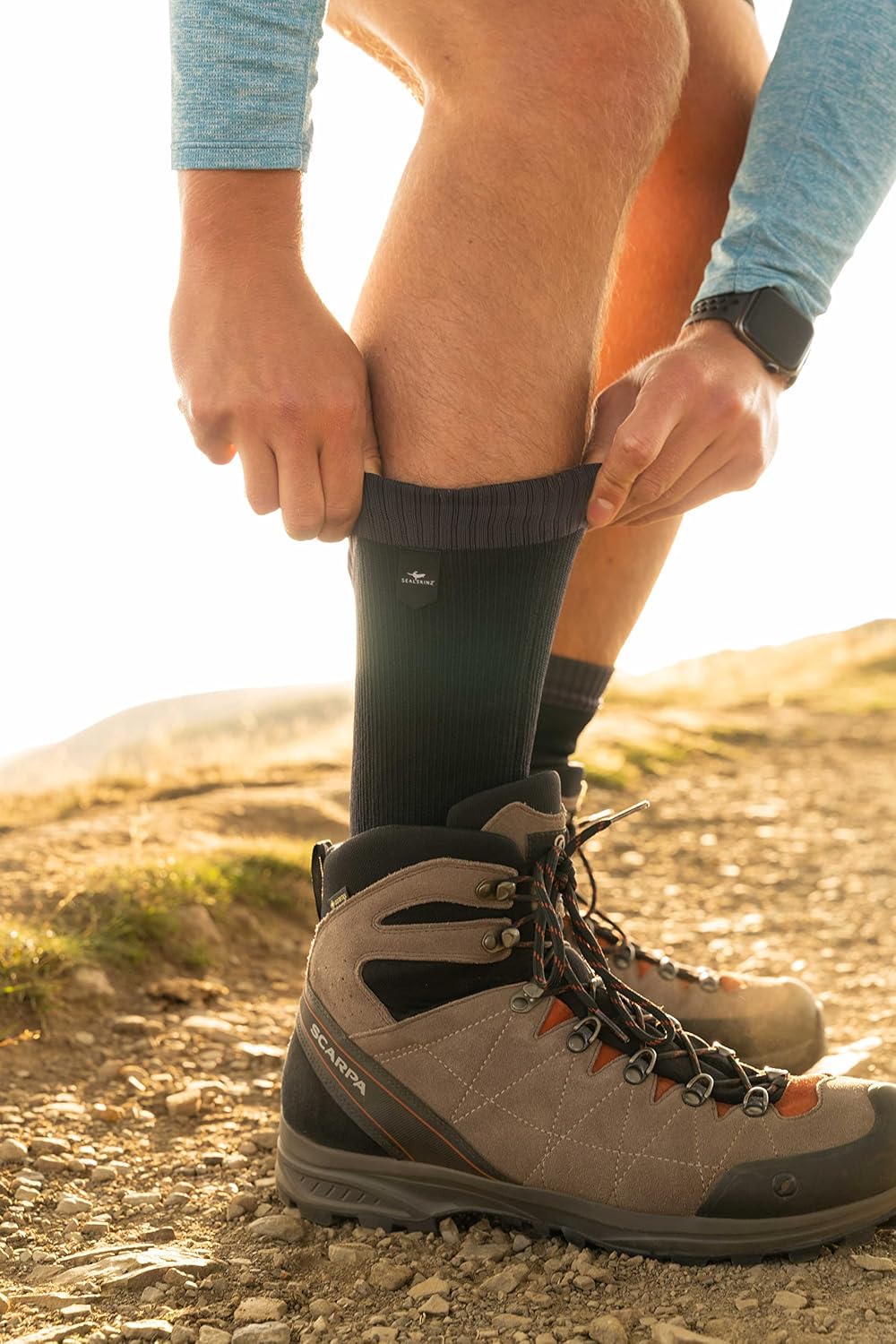 Detalle de SEALSKINZ Wiveton Waterproof Mid Sock