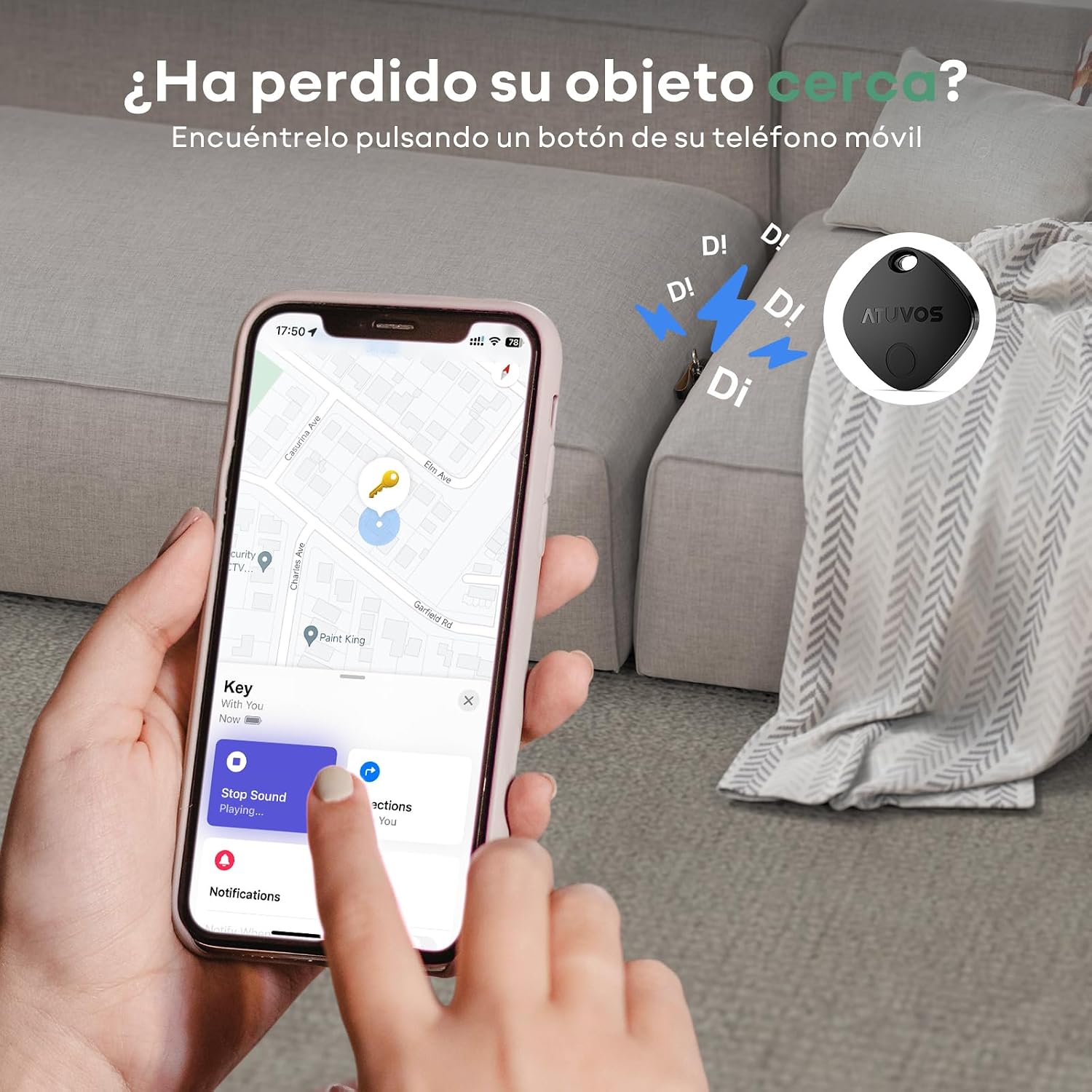Thumbnail 2 de ATUVOS Air Tag Smart Tracker 4 Pack 🔍 Localiza tus objetos