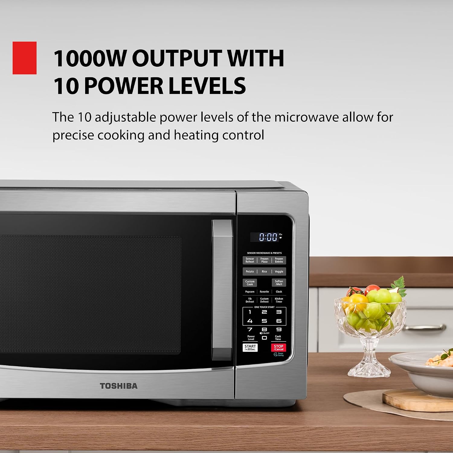 Thumbnail 5 de TOSHIBA EM131A5C-SS 1.2 cu ft Microwave 🍽