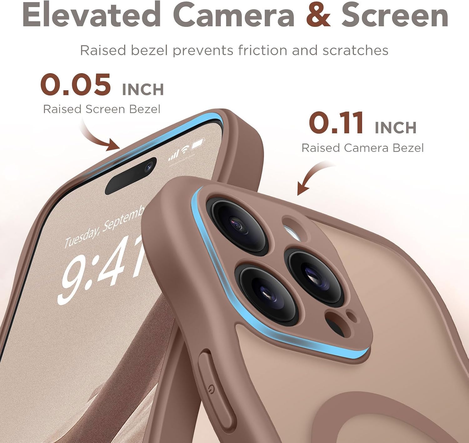 Thumbnail 5 de CAPRARO Cute for iPhone 15 Pro Case 14 FT Drop Protection