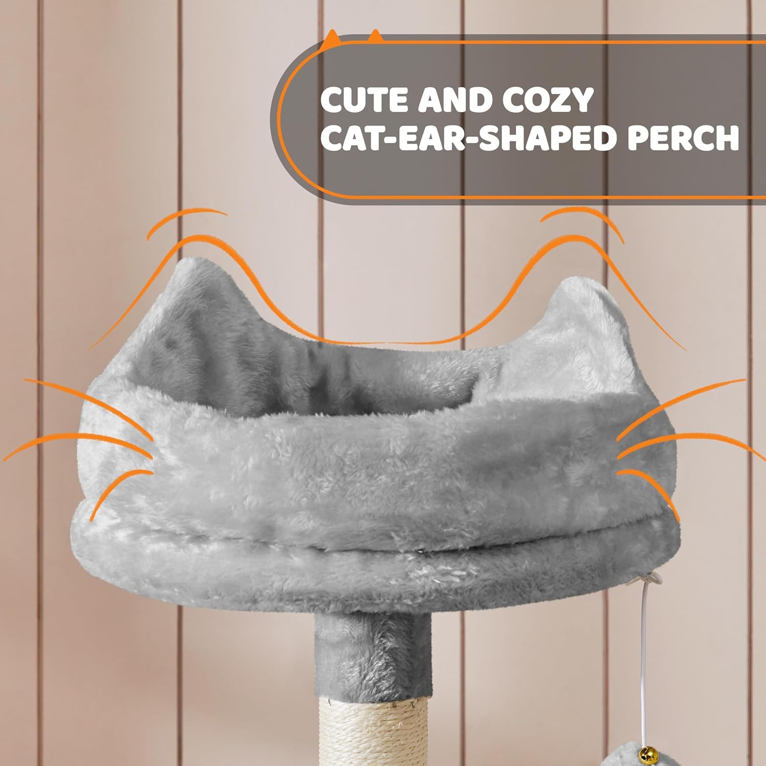 Detalle 1 de Yaheetech 175cm cat tree with sisal