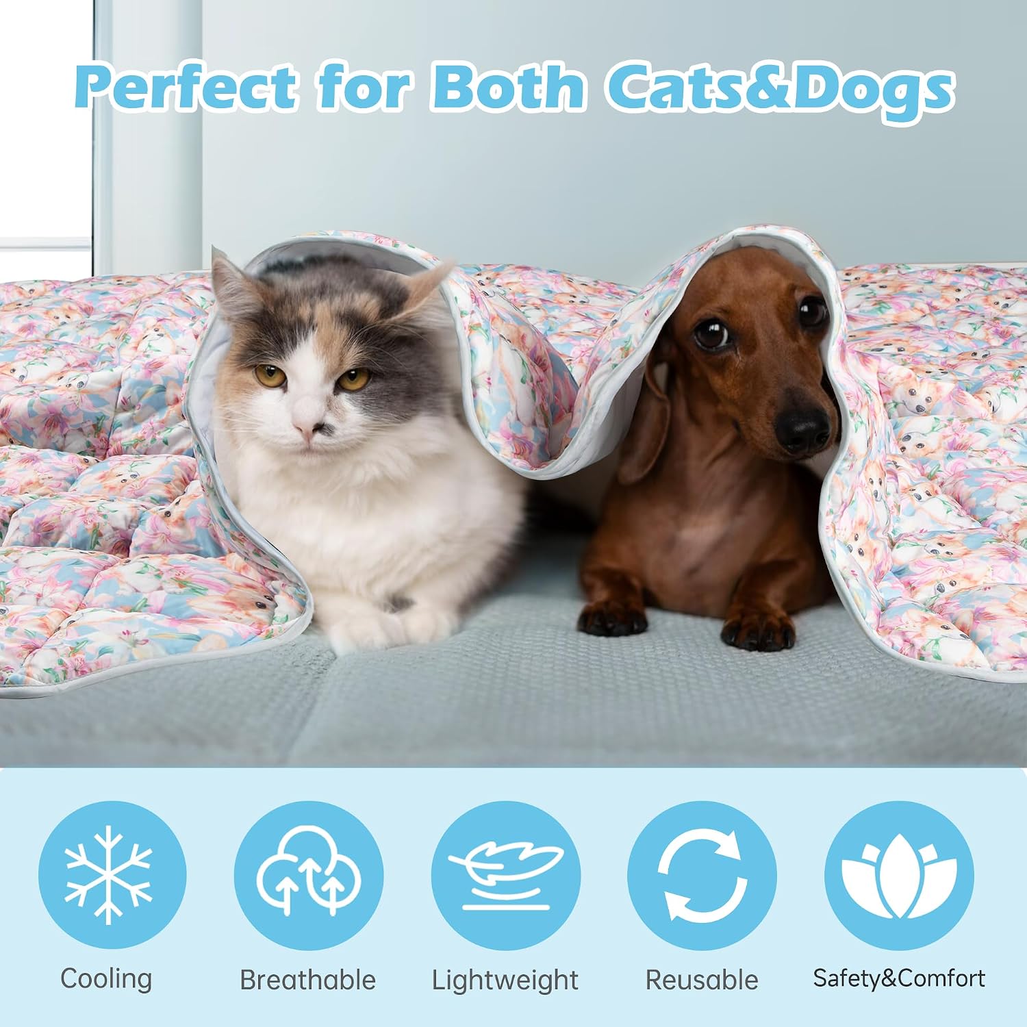 Thumbnail 6 de ZINGTERRA Dog Cooling Mat, 28 x 22 Inch