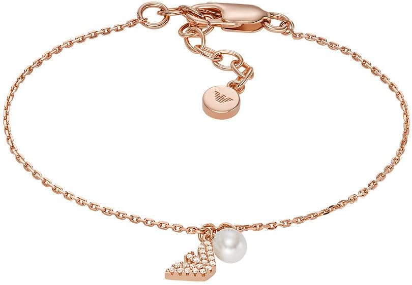 Thumbnail 5 de Bracelet Emporio Armani en argent 925 doré rose, fermoir à mousqueton