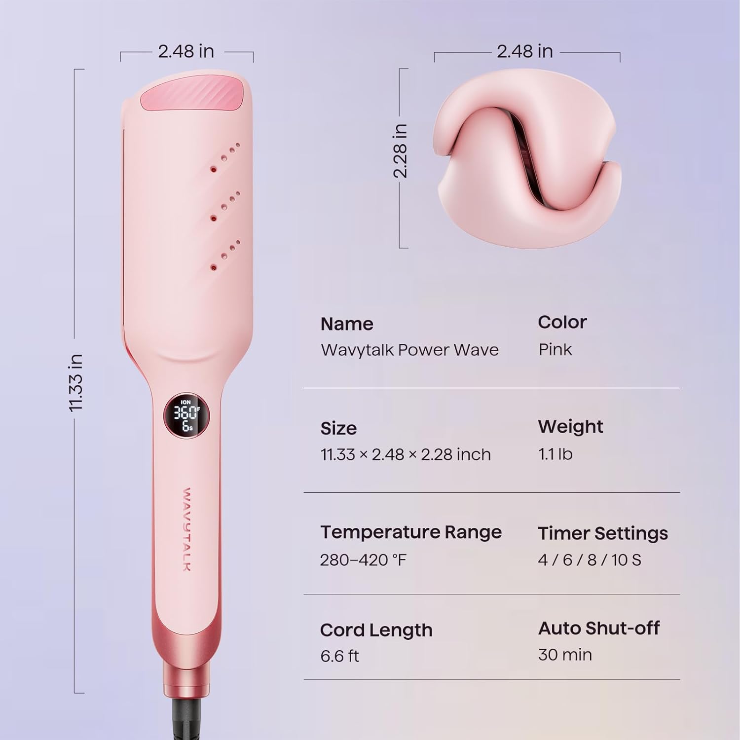 Thumbnail 6 de Wavytalk Power Wave Hair Crimper 35mm