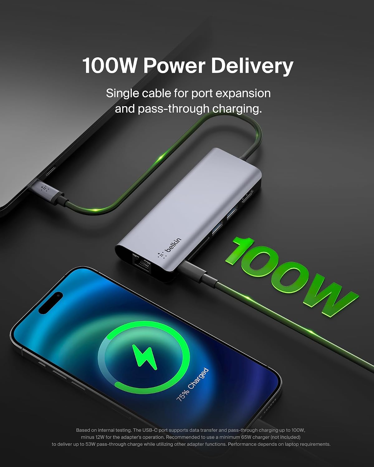Detalle 2 de Belkin USB C Hub 6-in-1 for laptops