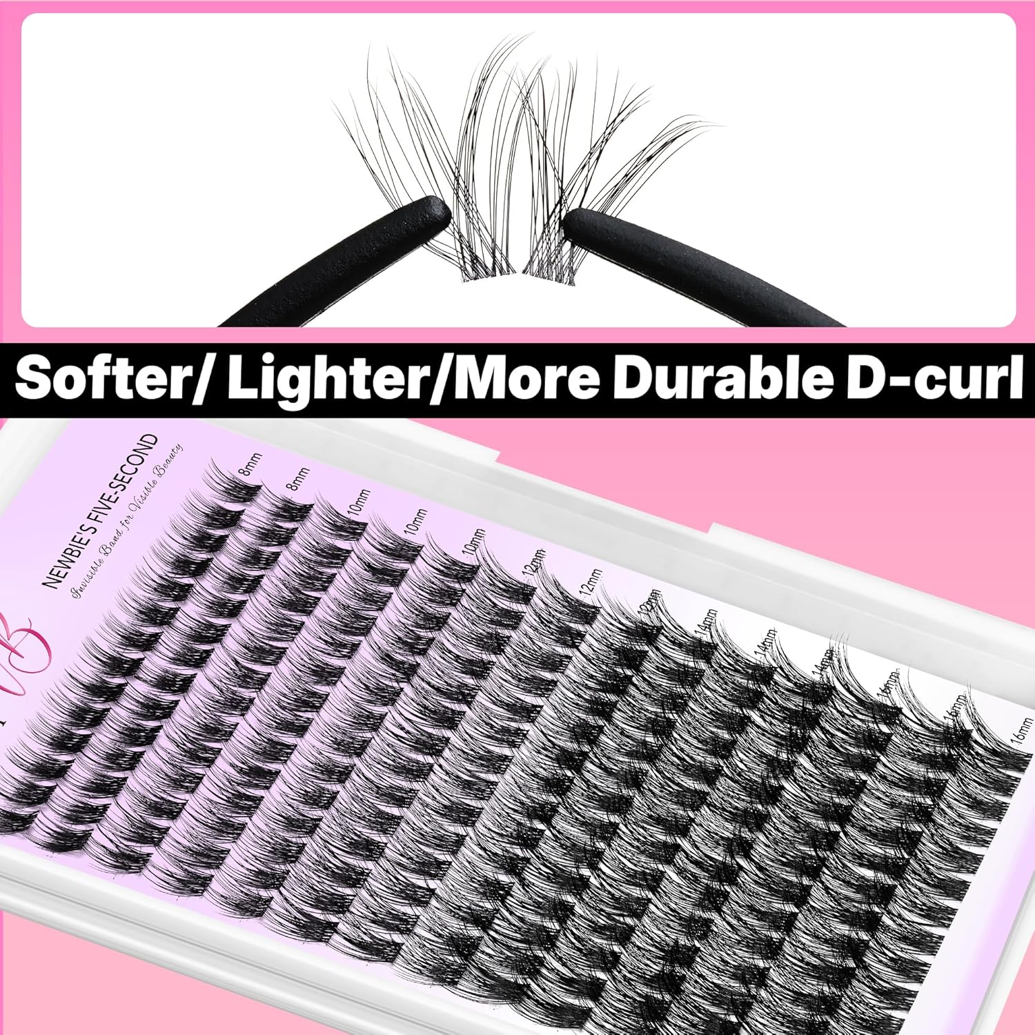 Thumbnail 4 de VEYESBEAUTY Lash Clusters Kit (Dreamy) with Bond & Seal Remover Applicator
