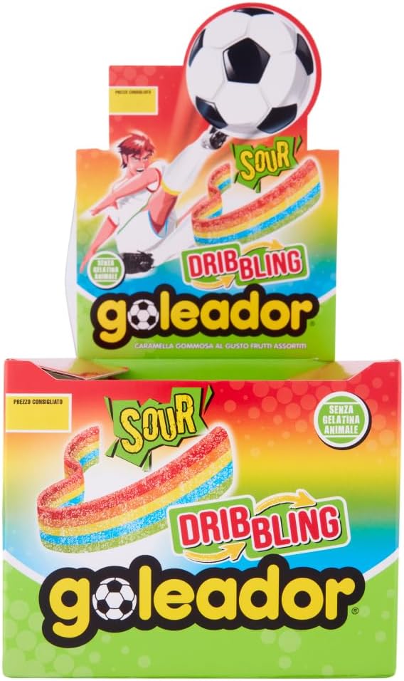 Detalle 2 de Goleador Dribbling Rainbow 144 pezzi 🍬
