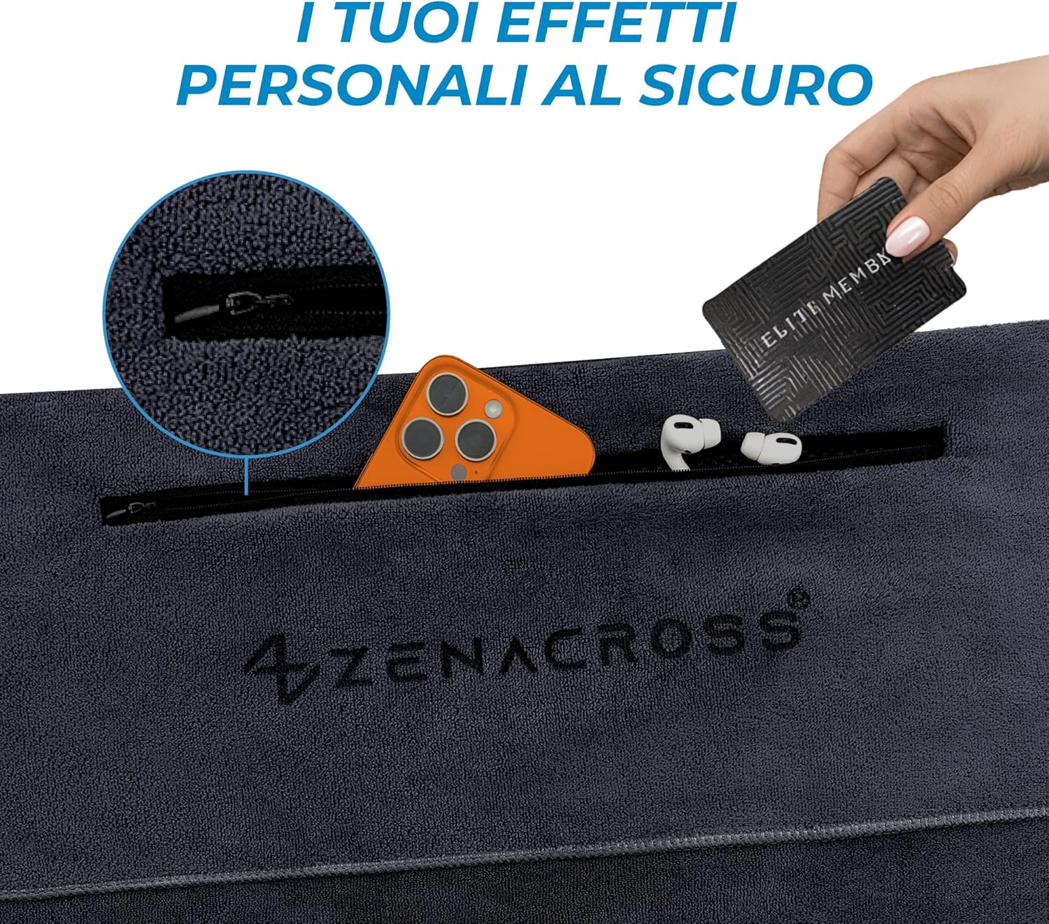 Thumbnail 2 de Zenacross Telo Palestra Microfibra 120x50