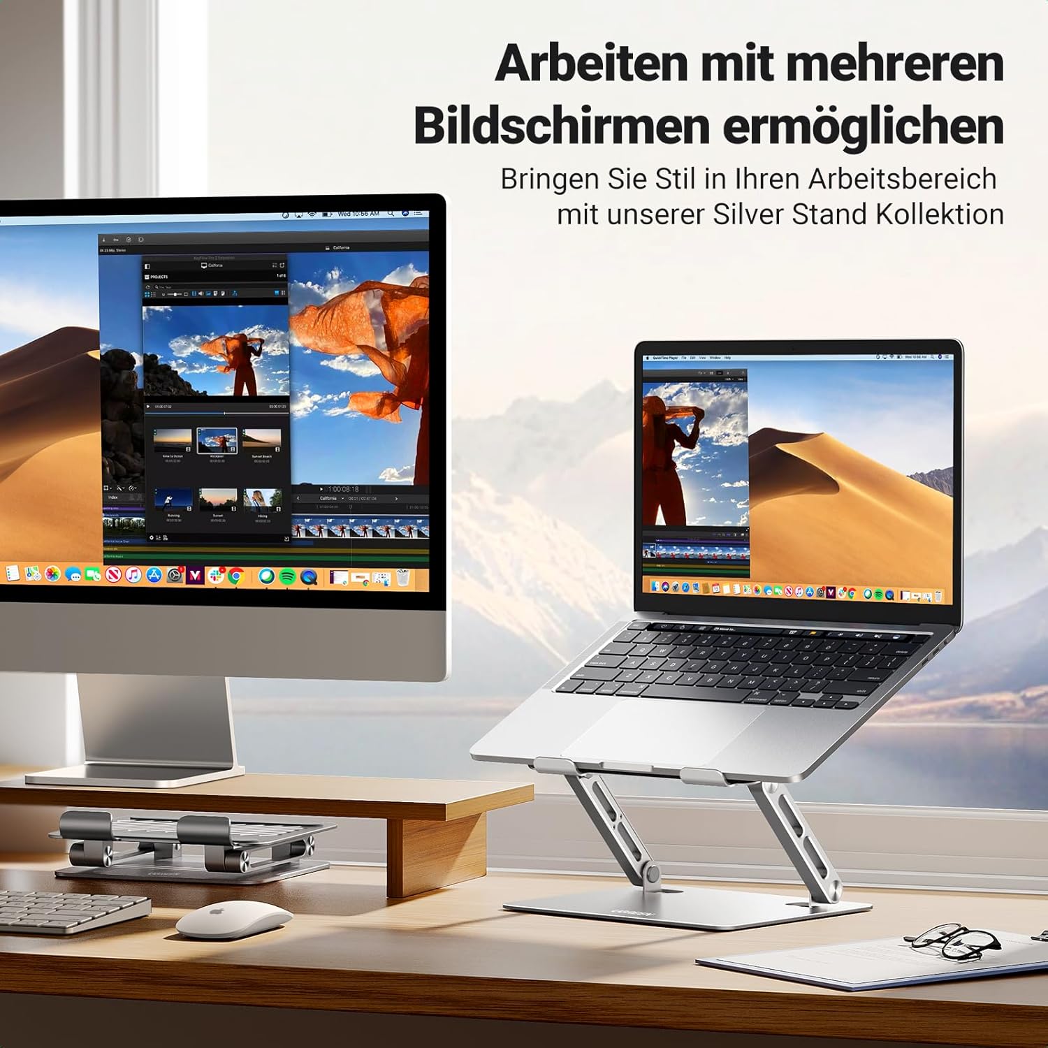 Thumbnail 4 de UGREEN Laptop Ständer Höhenverstellbarer Faltbarer 17,3 Zoll