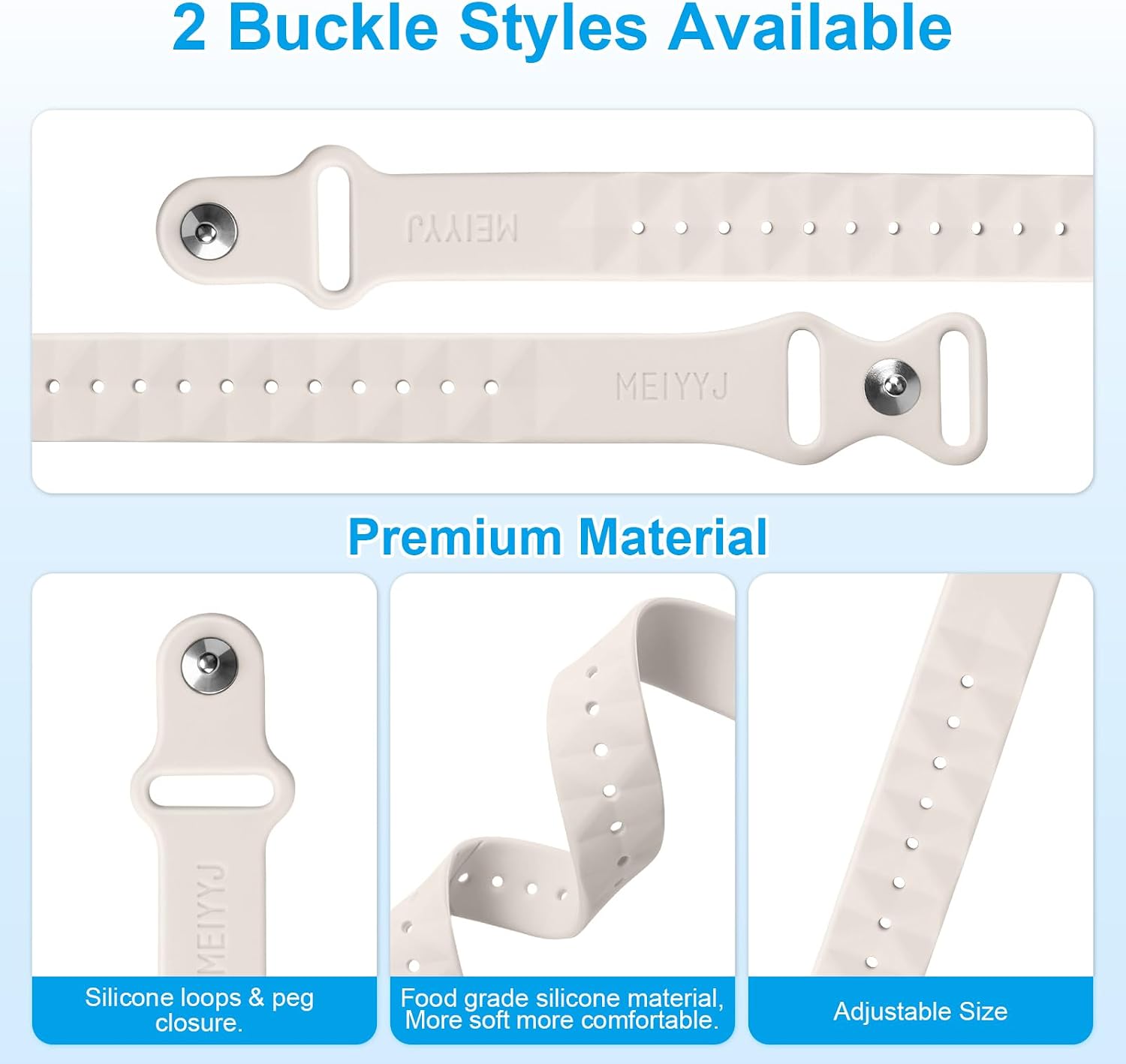 Thumbnail 2 de MEIYYJ Motion Sickness Bracelets – 2 Pairs (Adult & Kids) Travel Anti-Nausea Wristbands
