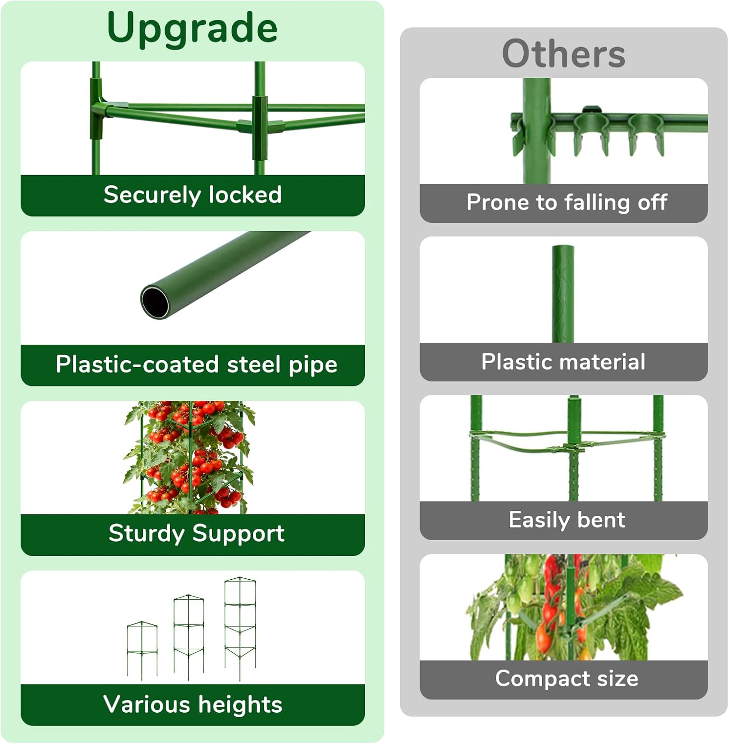 Detalle 2 de ZeeDix Tomato Cage Set 65-Inch