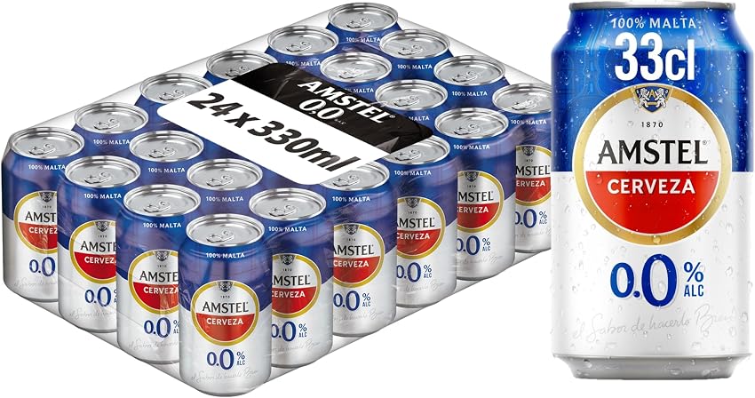 Thumbnail 6 de Amstel Oro 0,0 Cerveza Tostada Sin Alcohol 4 Pack🍺