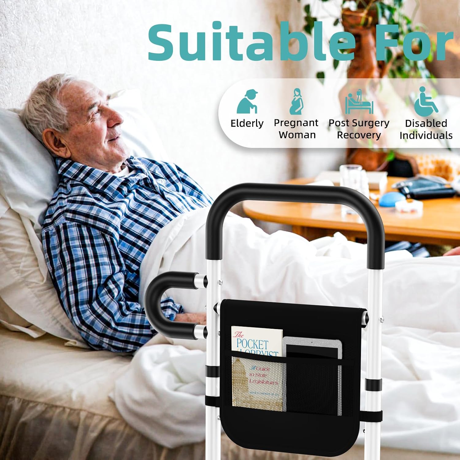 Thumbnail 4 de Bed Rails for Elderly Safety ⚙