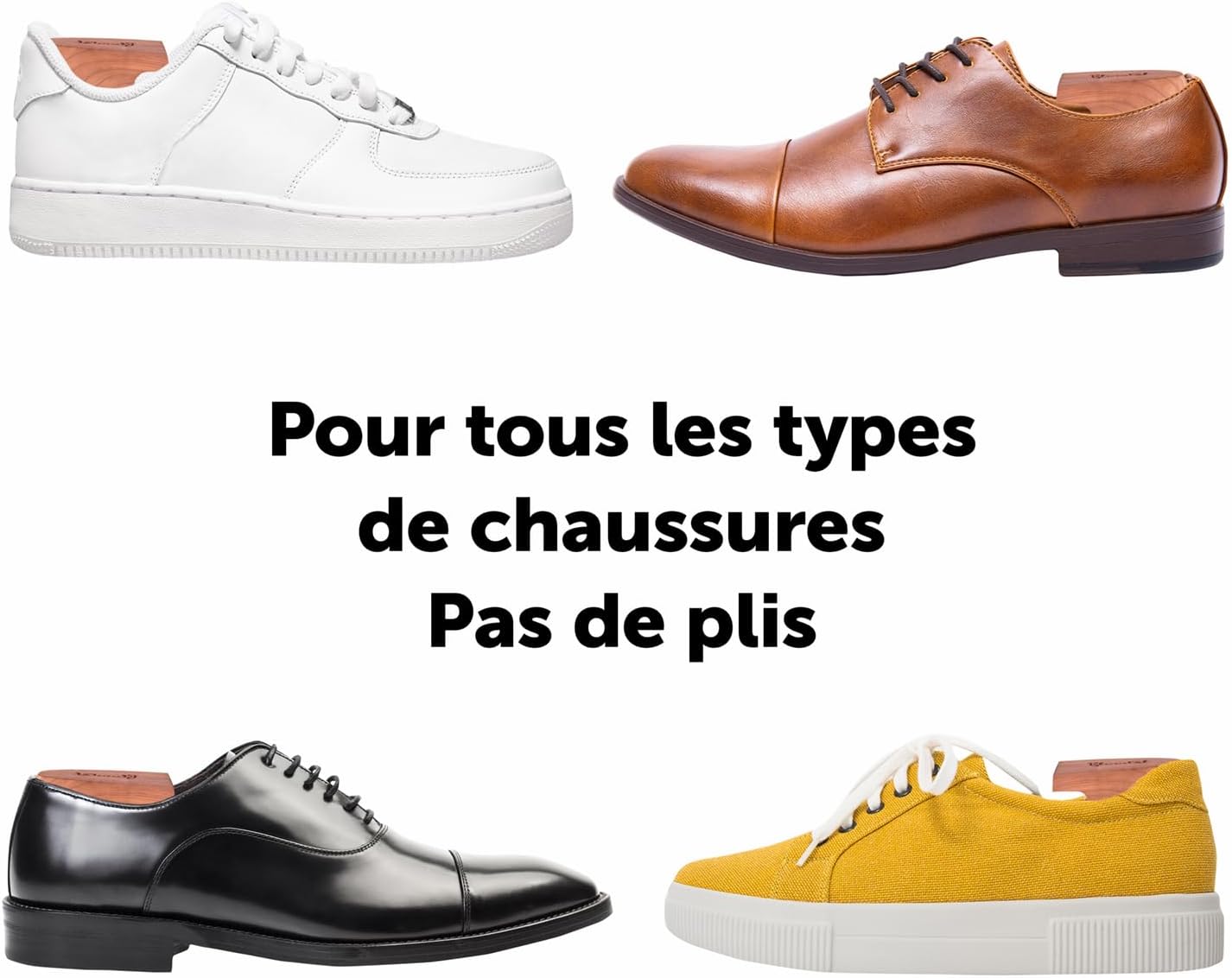 Thumbnail 4 de Blumtal GAGNANT DU TEST – Embauchoirs en bois de cèdre pour chaussures homme et femme (38 à 47), avec chausse-pied