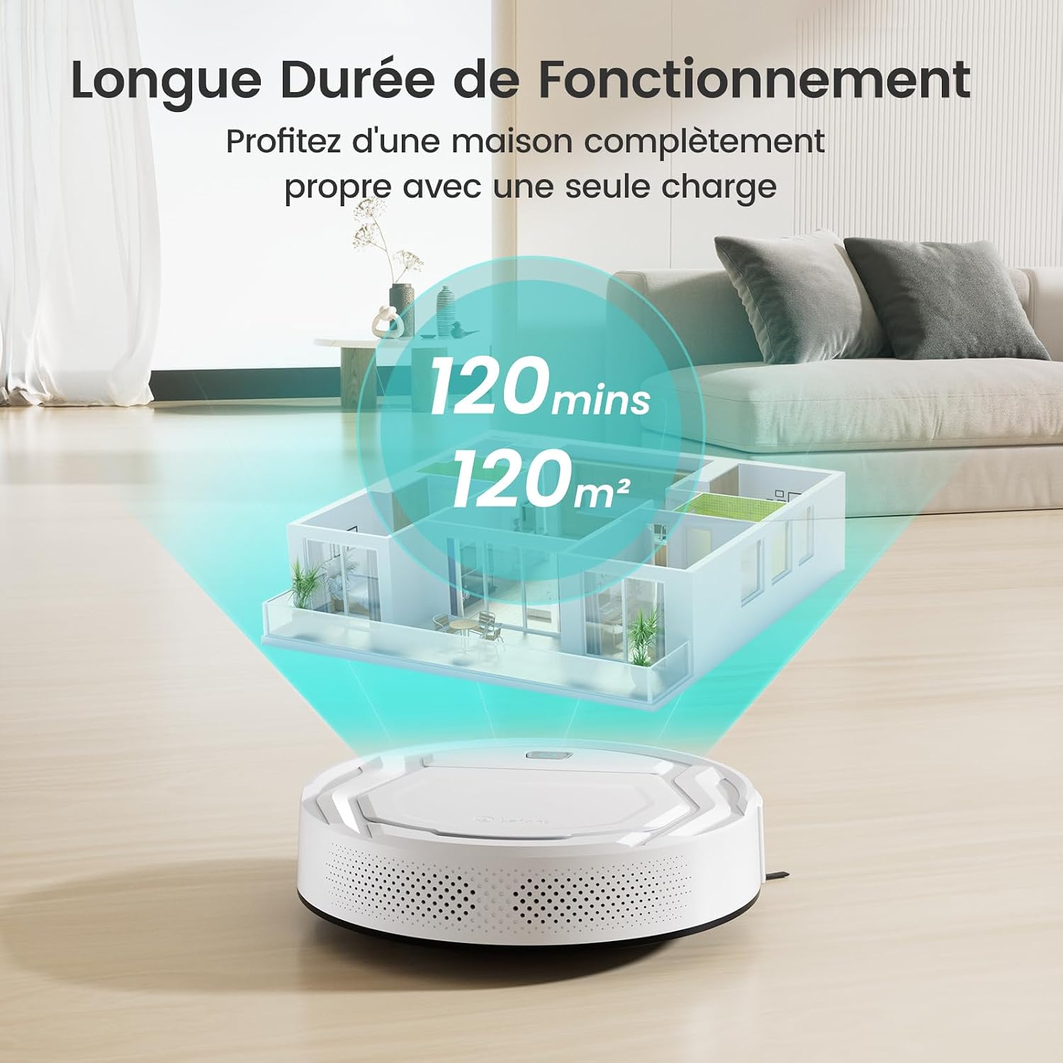 Thumbnail 6 de Lefant M210 aspirateur robot silencieux 3 modes