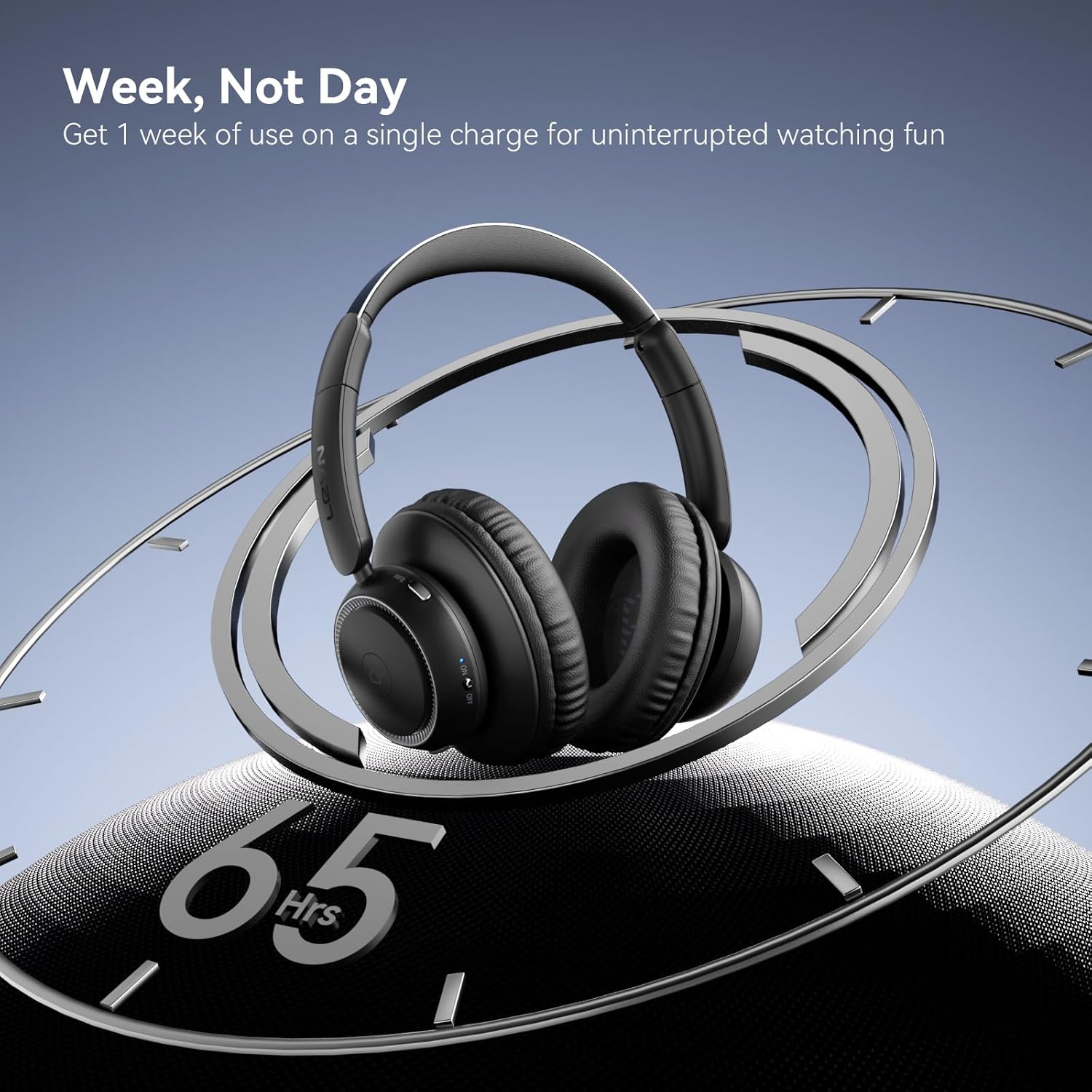 Thumbnail 5 de LEVN Wireless Headphones 65h TV headphones