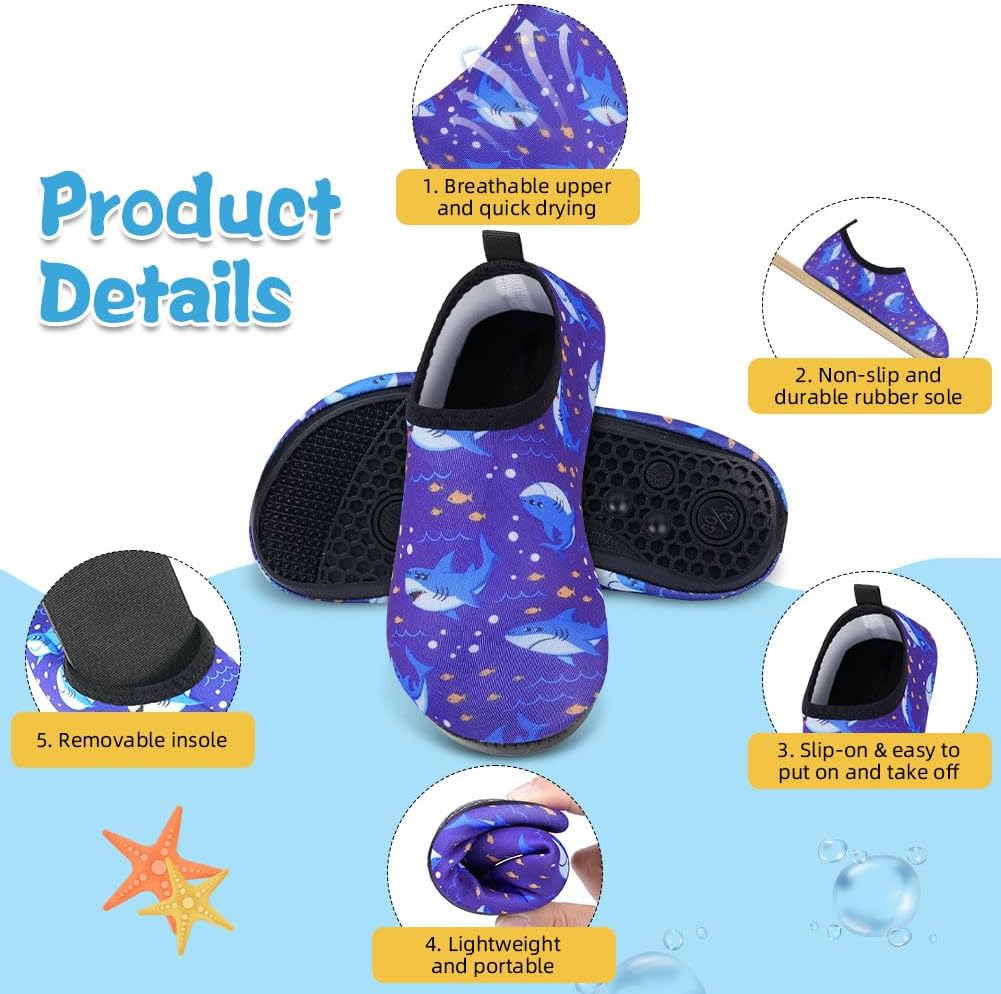 Thumbnail 3 de AOOSU Chaussures Aquatiques Enfant 4 tailles