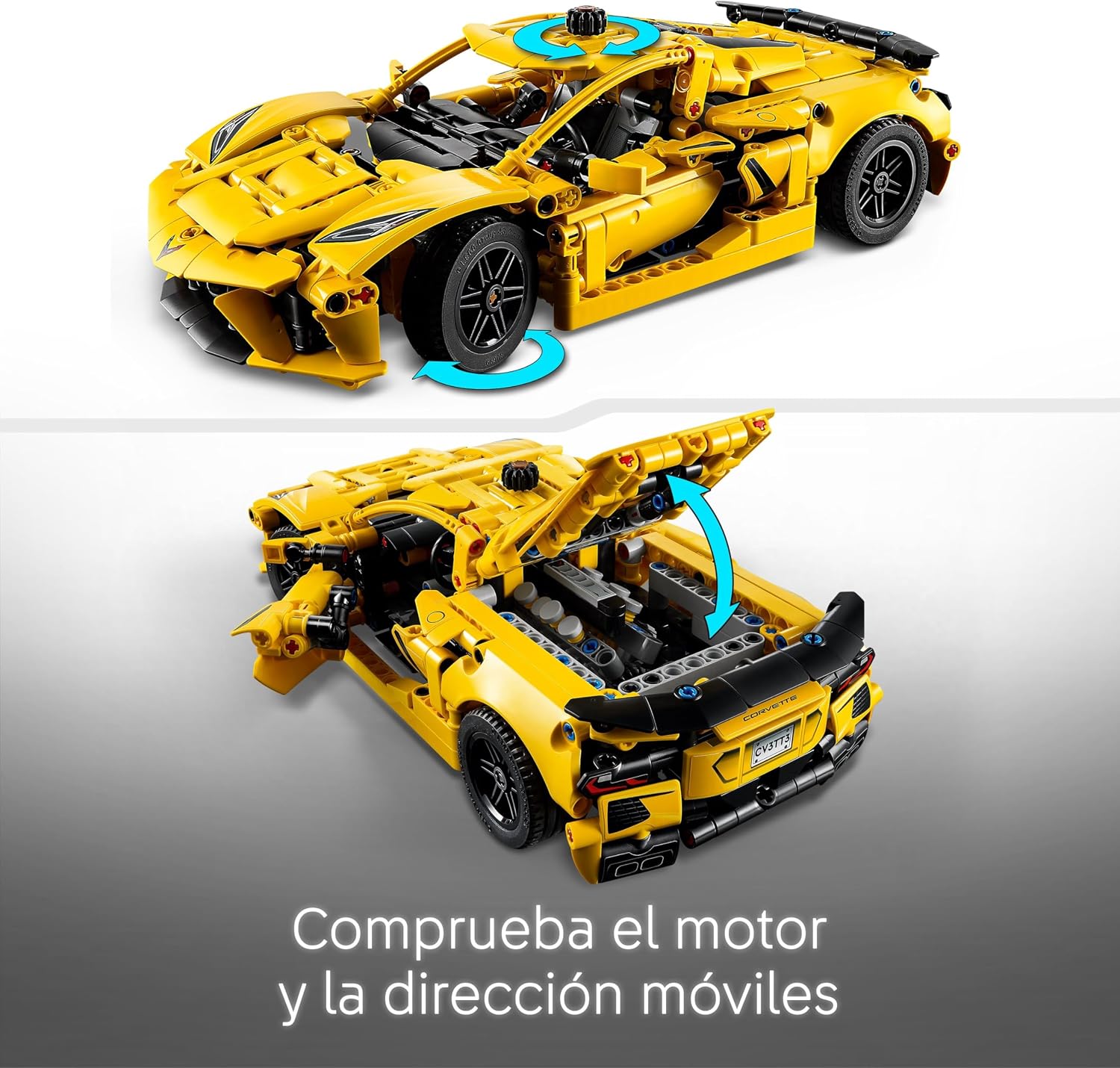 Detalle de LEGO Technic Chevrolet Corvette Stingray 42205
