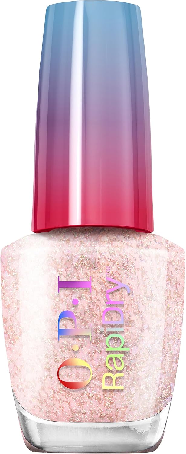 Detalle de OPI RapiDry™ Smalto ad asciugatura rapida semi-trasparente nude e rosso con riflessi (9 ml)