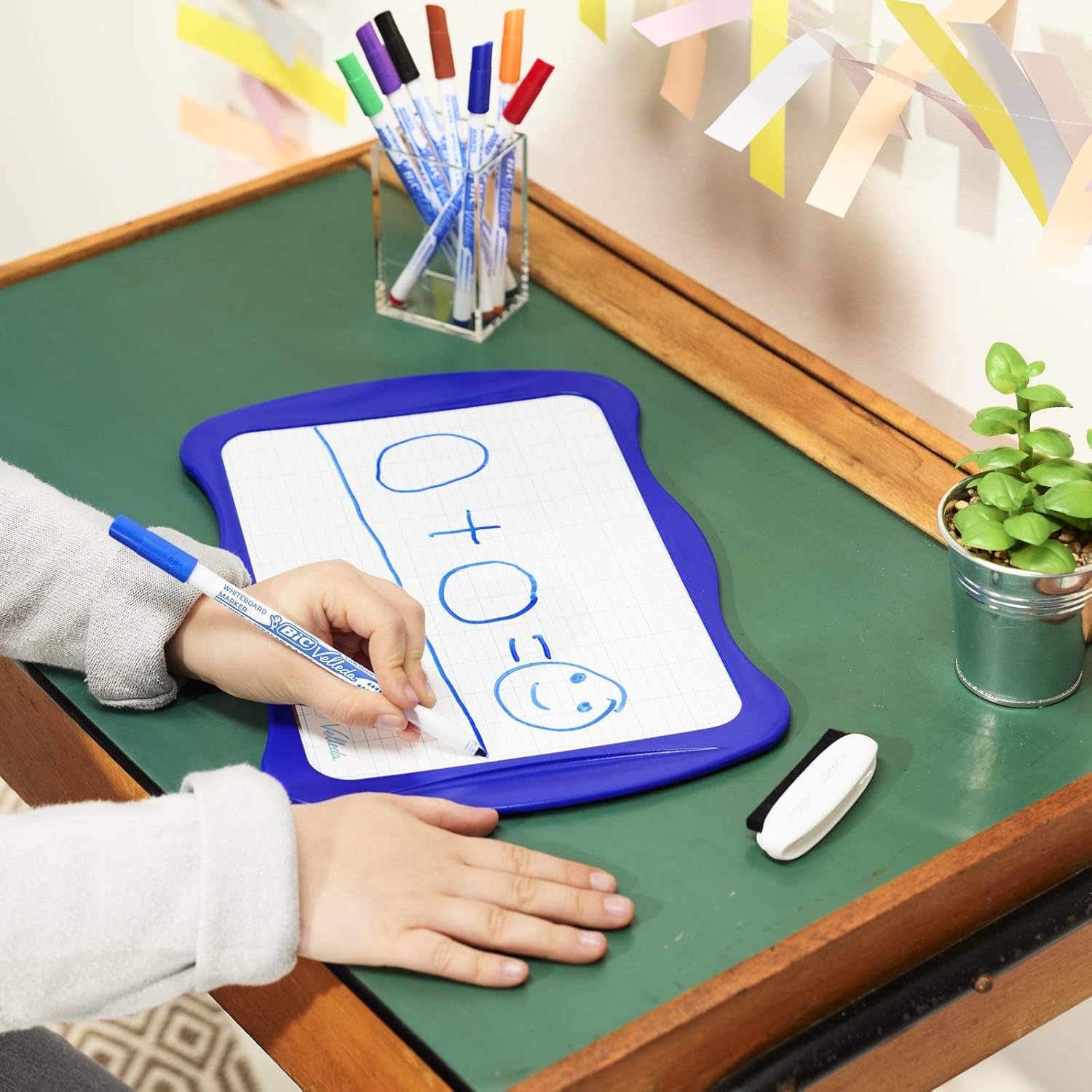 Thumbnail 2 de BIC Velleda 1721 - Lot de 24 marqueurs effaçables à sec bleu pour tableau blanc