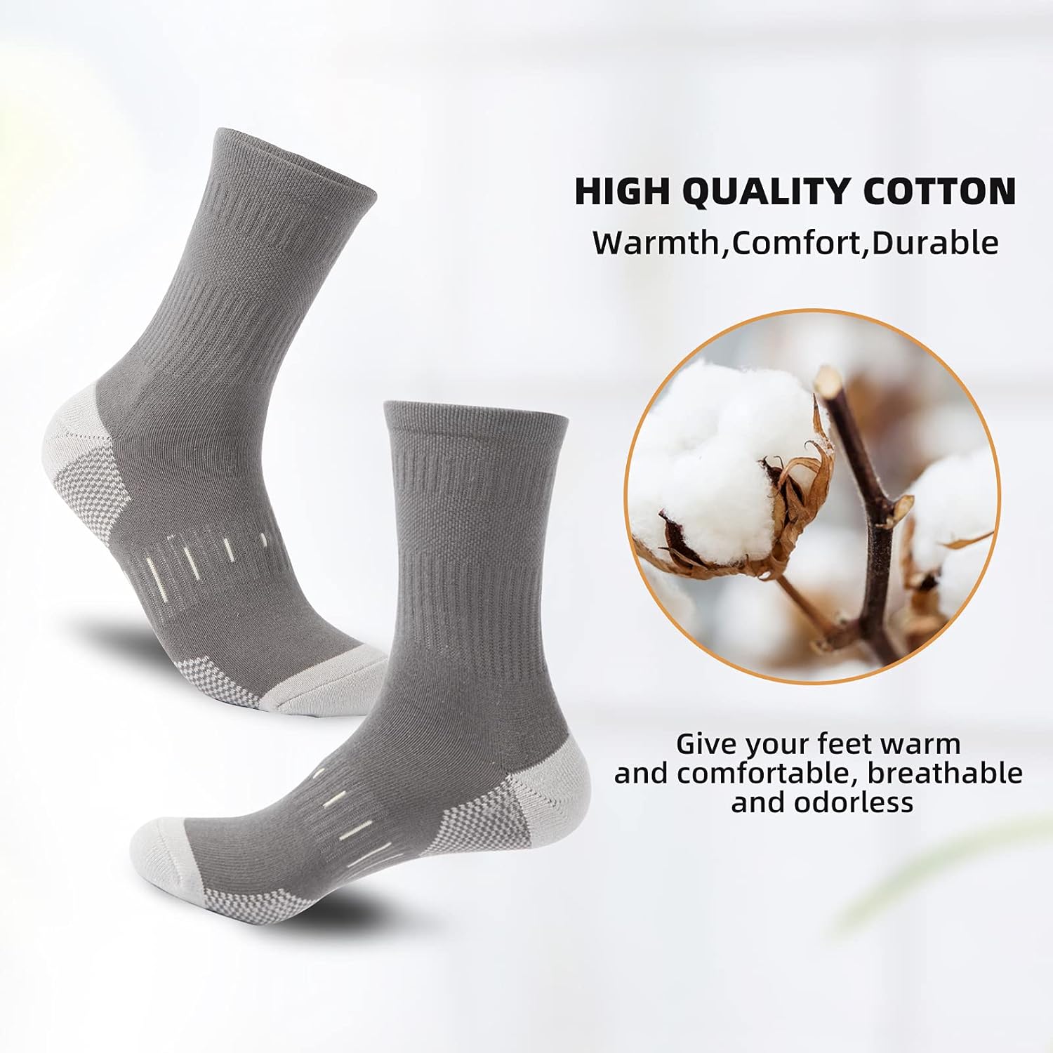 Thumbnail 5 de BUDERMMY Socken Herren 43-46 Gepolstert