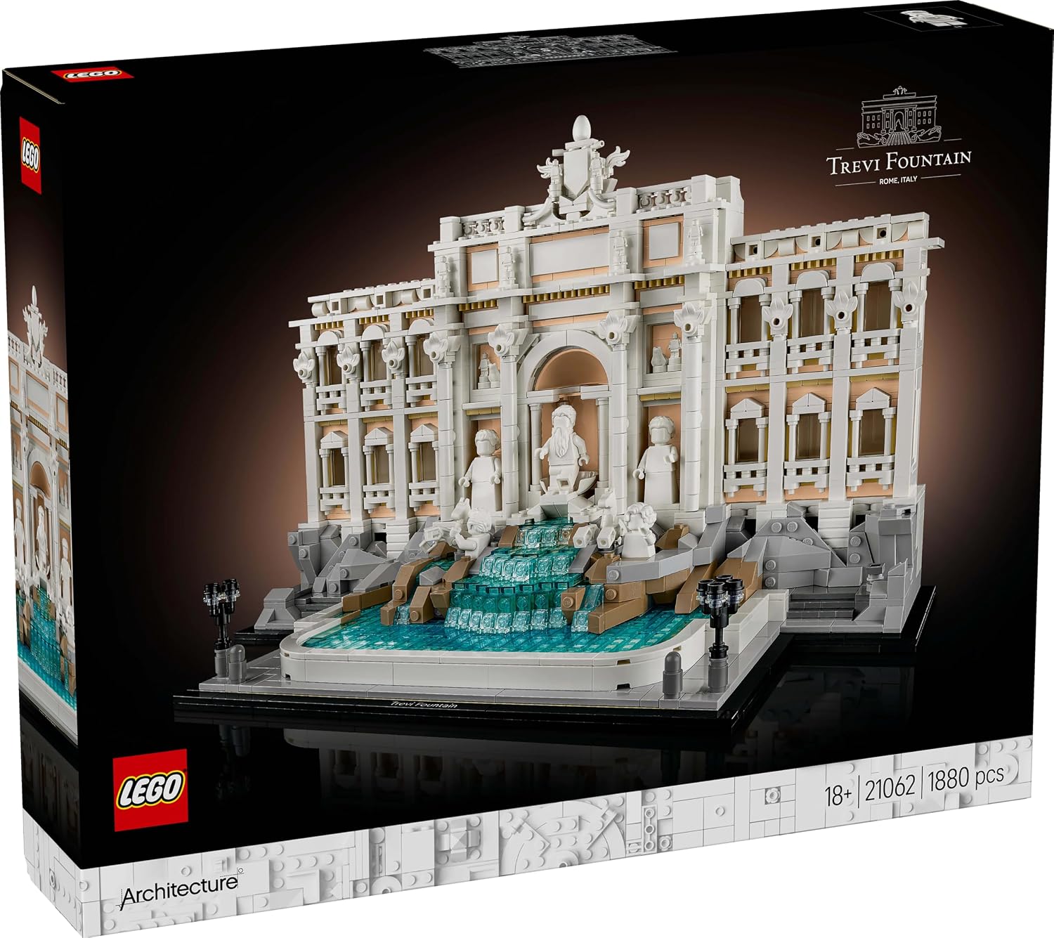 Thumbnail 9 de LEGO Architecture 21062 Fontana di Trevi - Maqueta para Adultos 🏛