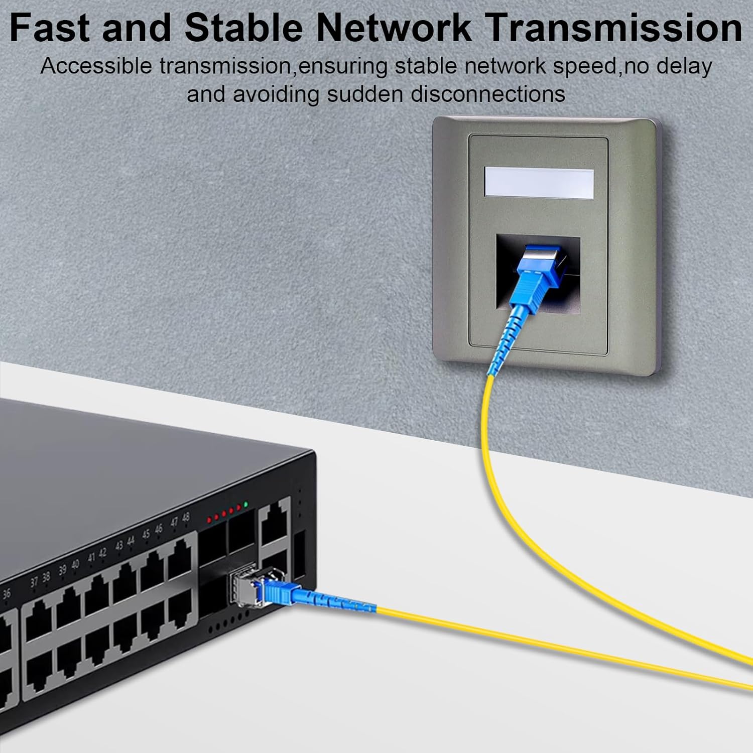 Thumbnail 3 de Maxhood SC Fiber Wall Plate – Simplex SC Connector Panel Mount