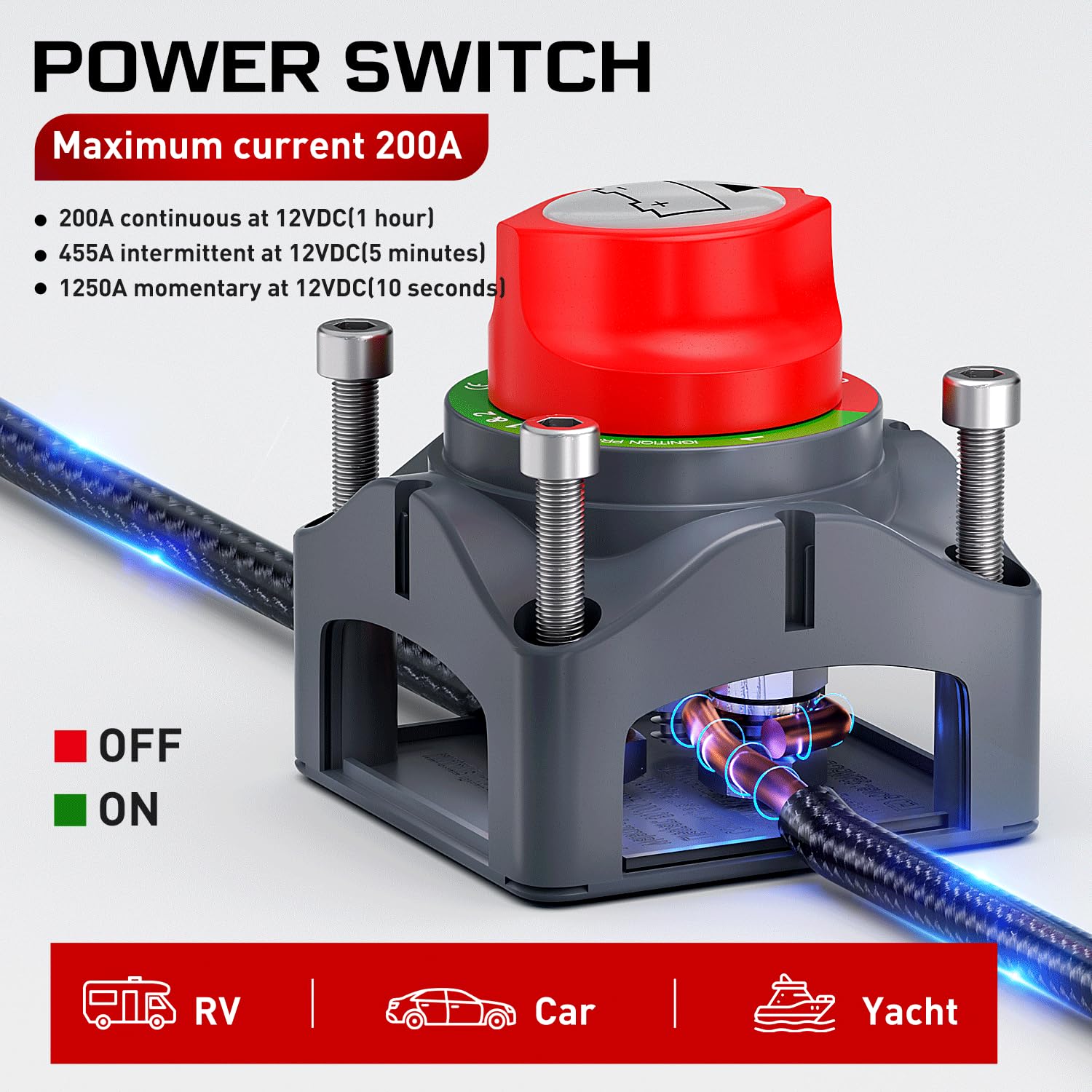 Thumbnail 1 de Nilight 90015A Battery Switch 12-48V
