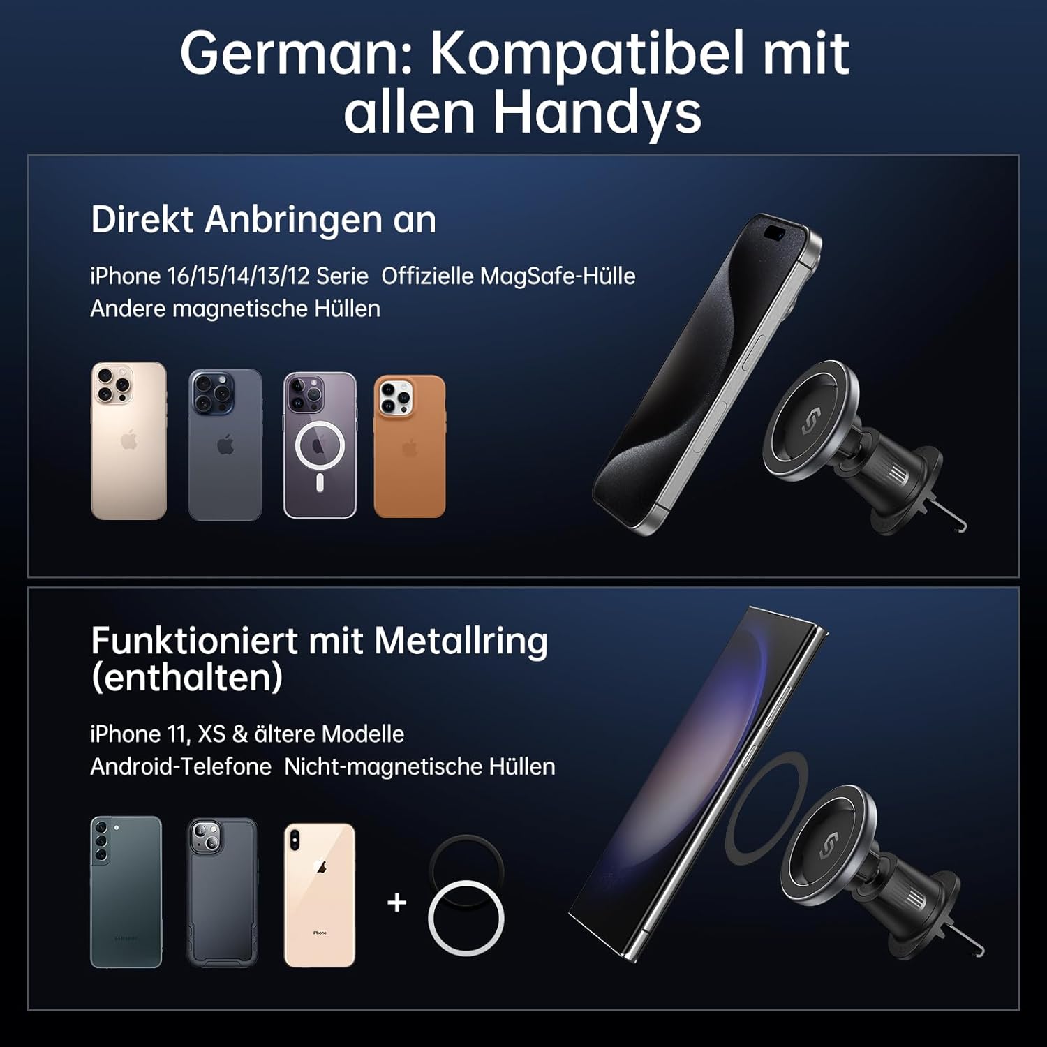 Thumbnail 5 de SYNCWIRE MagSafe Autohalterung Lüftung