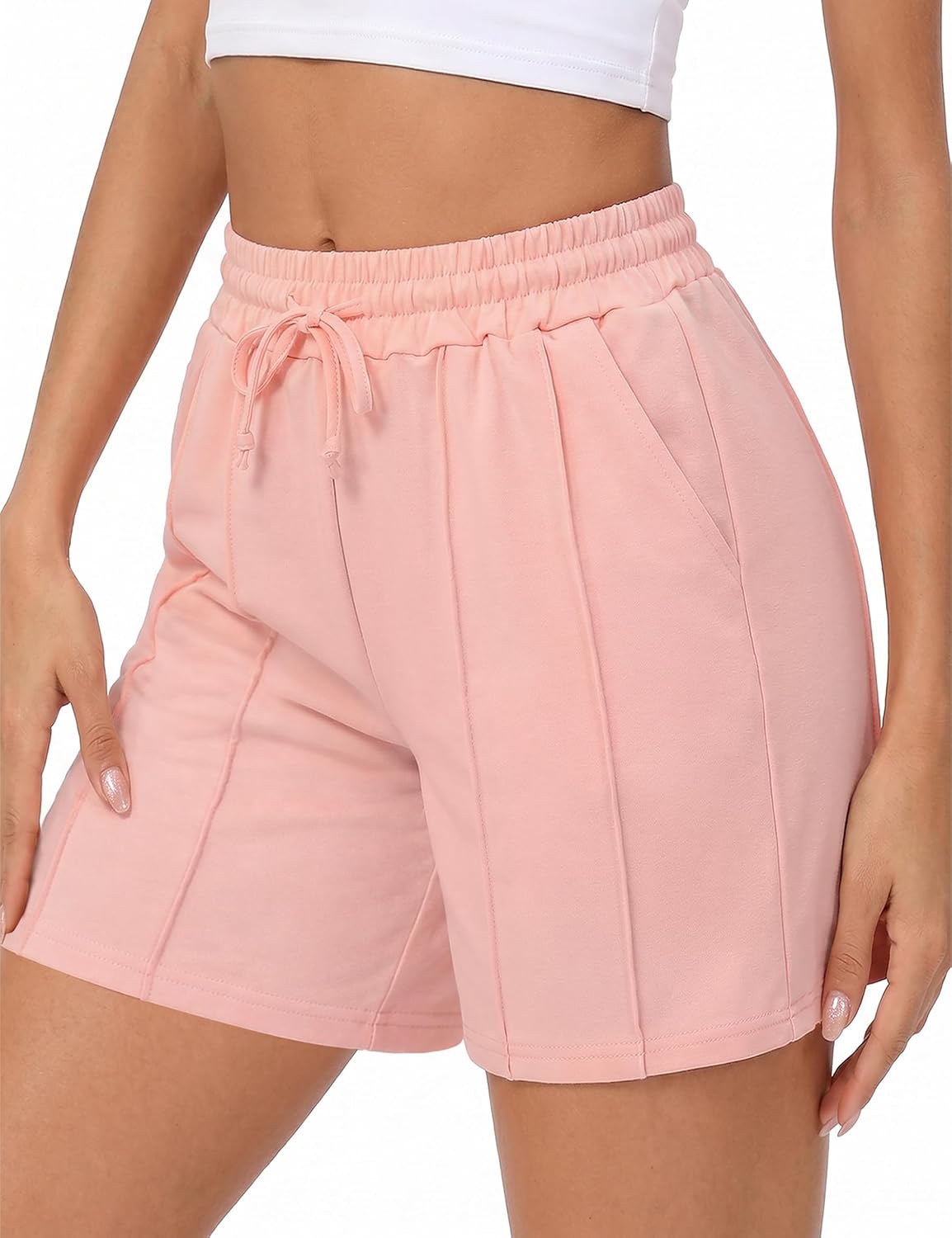 Thumbnail 6 de Uniexcosm Pantalon Short Femme Sport Jogging — Short Décontracté et Komfort Estival avec Poches
