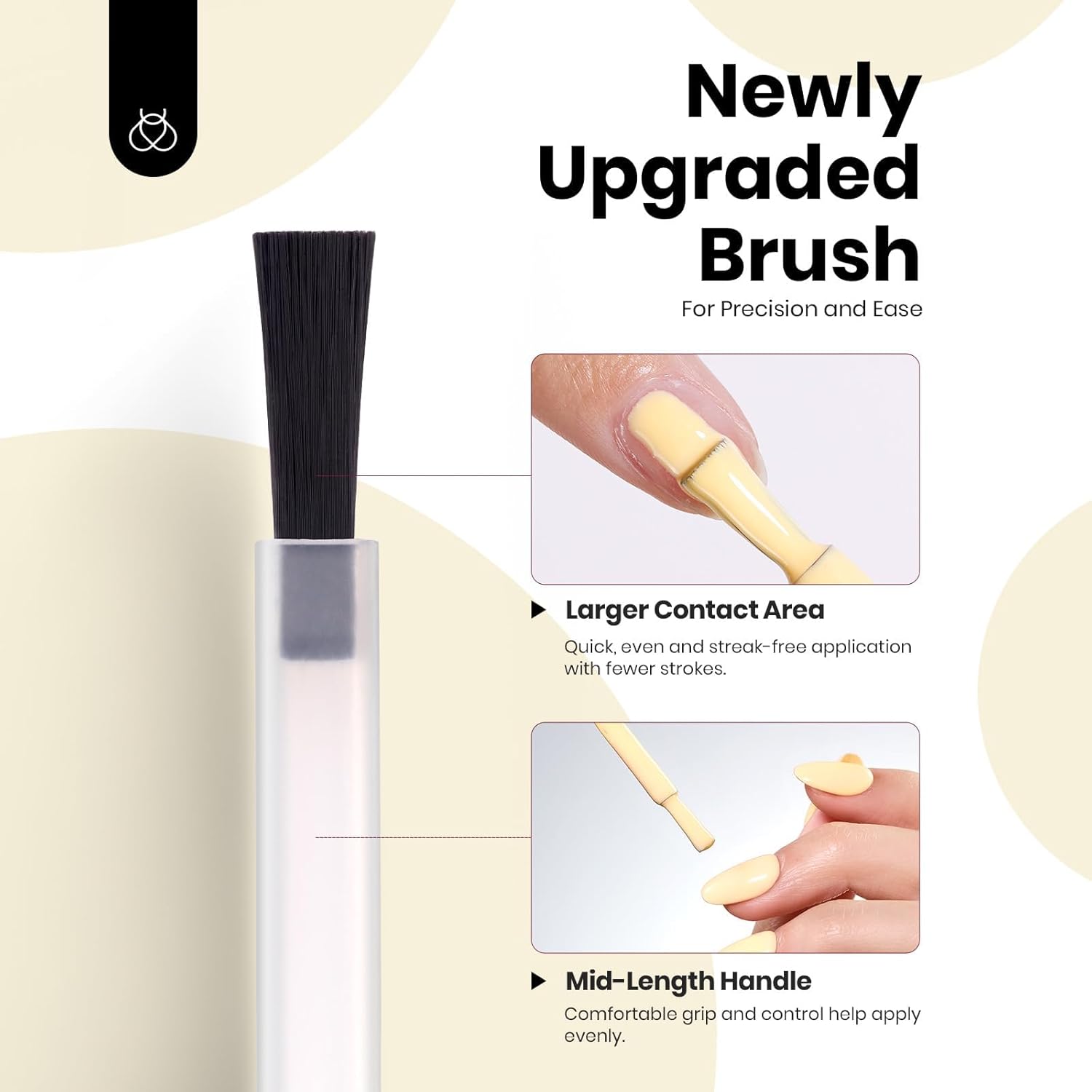 Thumbnail 6 de Beetles pastellgelber Gel-Nagellack (15 ml) für UV-/LED, Butter Time – hellgelb